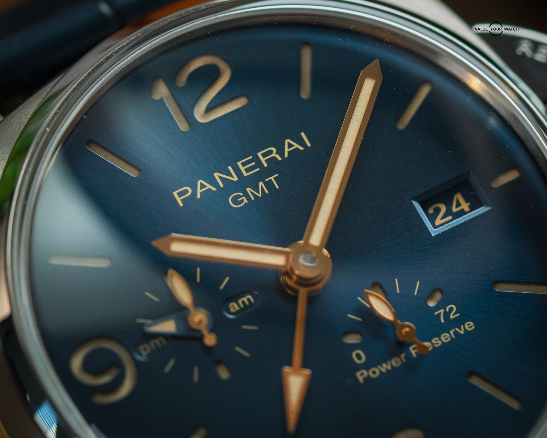 Panerai Luminor Due GMT Blue Dial 45mm TItanium – BOX &Y PAPERS – PAM00964 - Image 10
