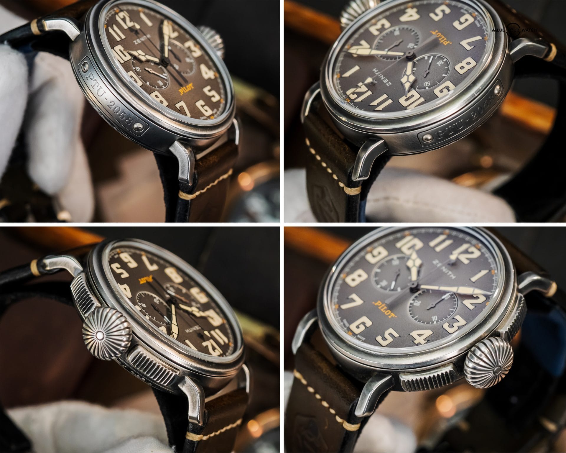 Zenith Heritage Pilot Type 20 Ton-Up Chronograph – BOX & CARD – 11.2430.4069 - Image 9