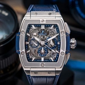 Hublot Spirit of Big Bang Blue Titanium Chrono 42mm BOX & PAPERS 641.NX.7170.LR