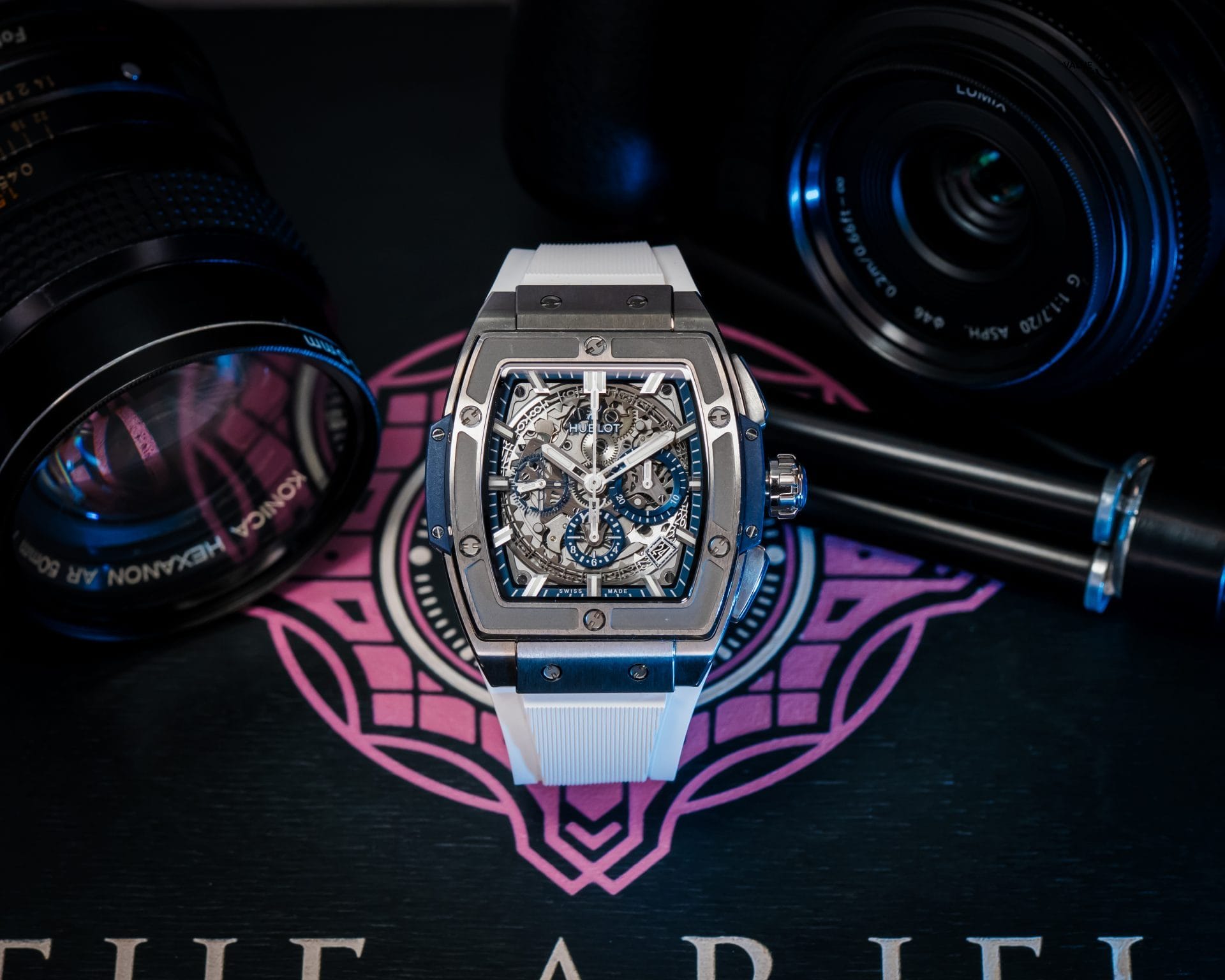 Hublot Spirit of Big Bang Blue Titanium Chrono 42mm BOX & PAPERS 641.NX.7170.LR - Image 3