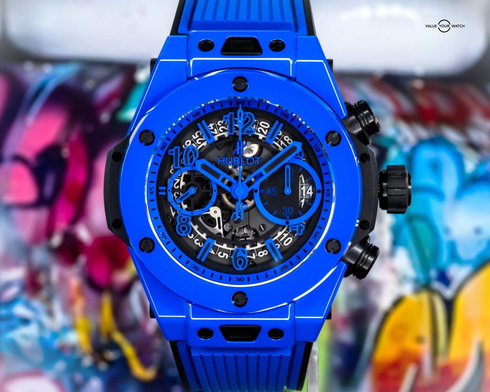 Hublot Big Bang Unico Blue Magic LE Ceramic 45mm – BOX & PAPERS – 411.ES.5119.RX