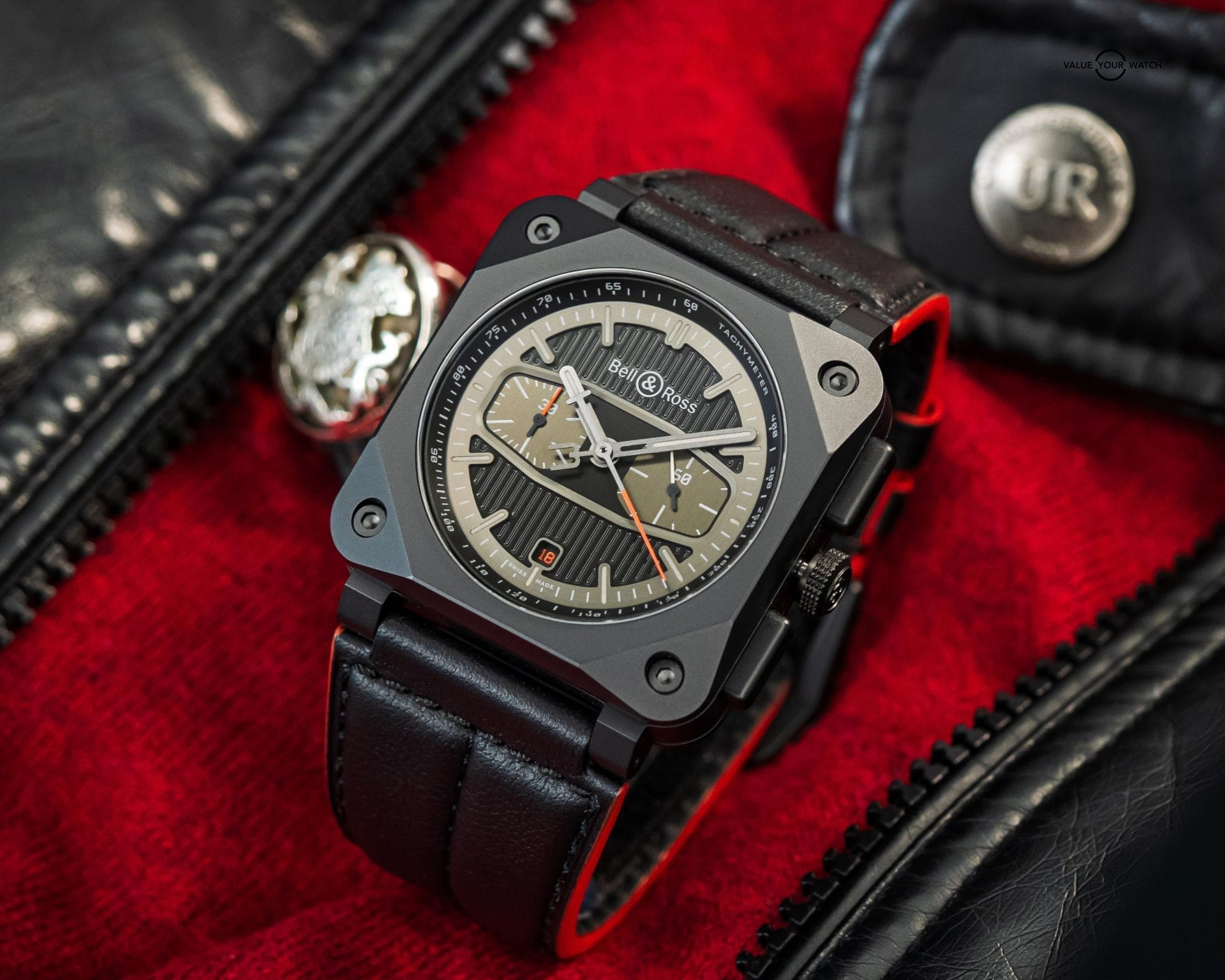 Bell & Ross Limited Edition BlackTrack Chronograph BOX &PAPERS BR0394-BTR-DE/SCA - Image 3