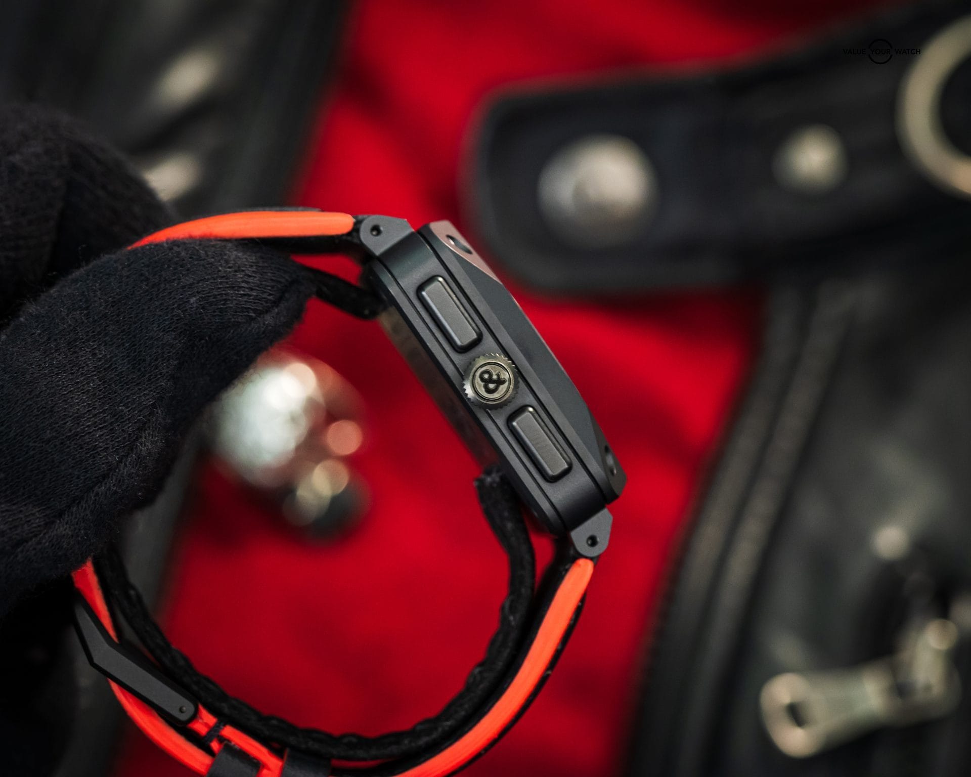 Bell & Ross Limited Edition BlackTrack Chronograph BOX &PAPERS BR0394-BTR-DE/SCA - Image 4