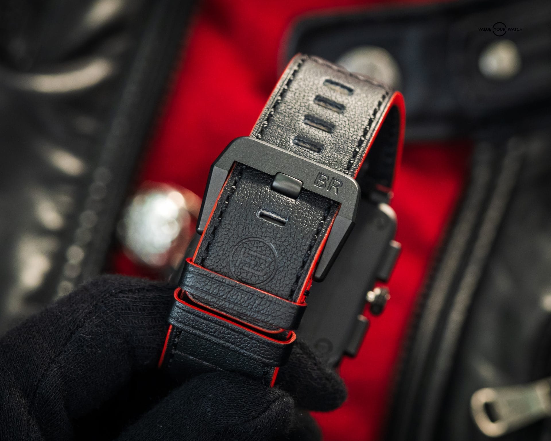 Bell & Ross Limited Edition BlackTrack Chronograph BOX &PAPERS BR0394-BTR-DE/SCA - Image 7