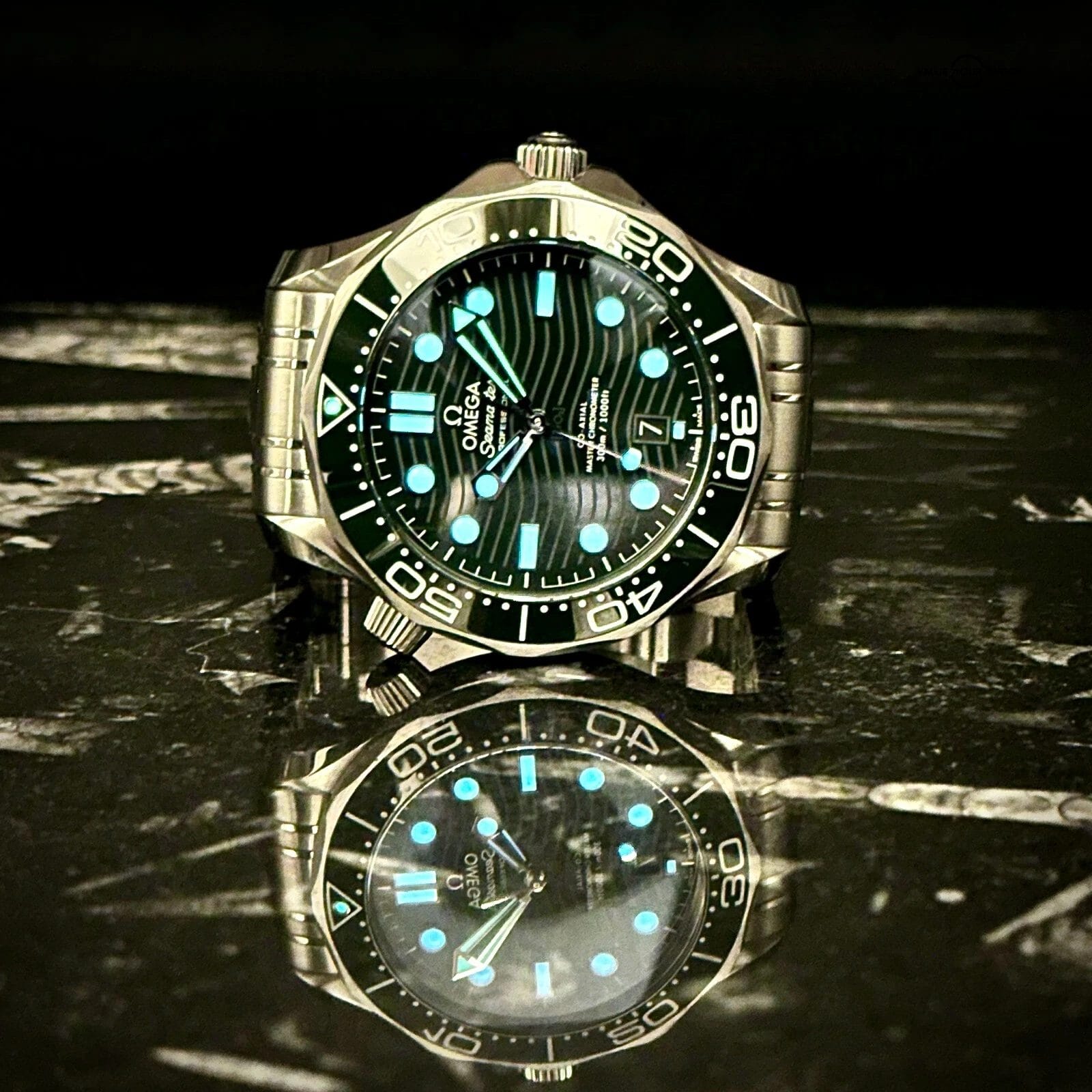 Omega Seamaster Diver 300M Seaweed 210.30.42.20.10.001 Green Box/Papers 42mm - Image 15