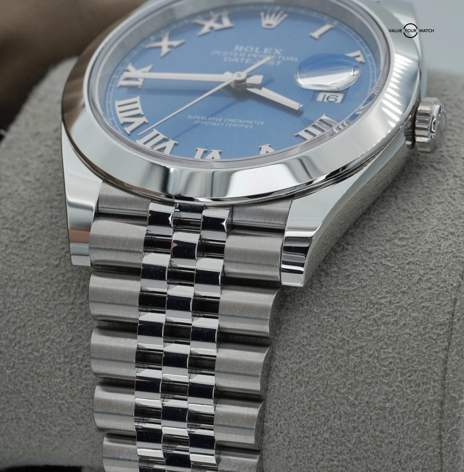 2025 Rolex Datejust 41 126300 Blue Roman Dial Stainless Steel BOXES/PAPERS! - Image 7