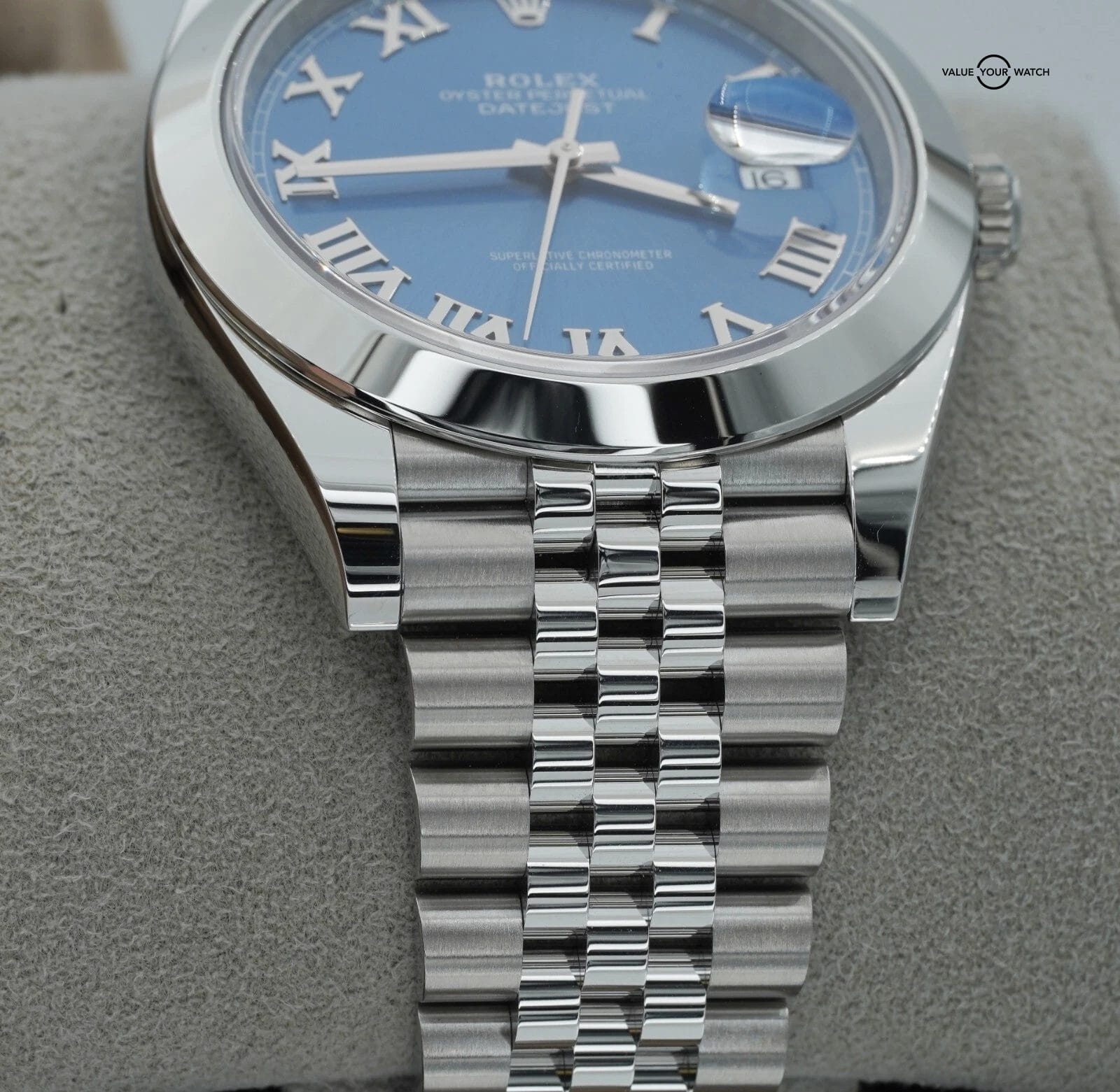 2025 Rolex Datejust 41 126300 Blue Roman Dial Stainless Steel BOXES/PAPERS! - Image 8
