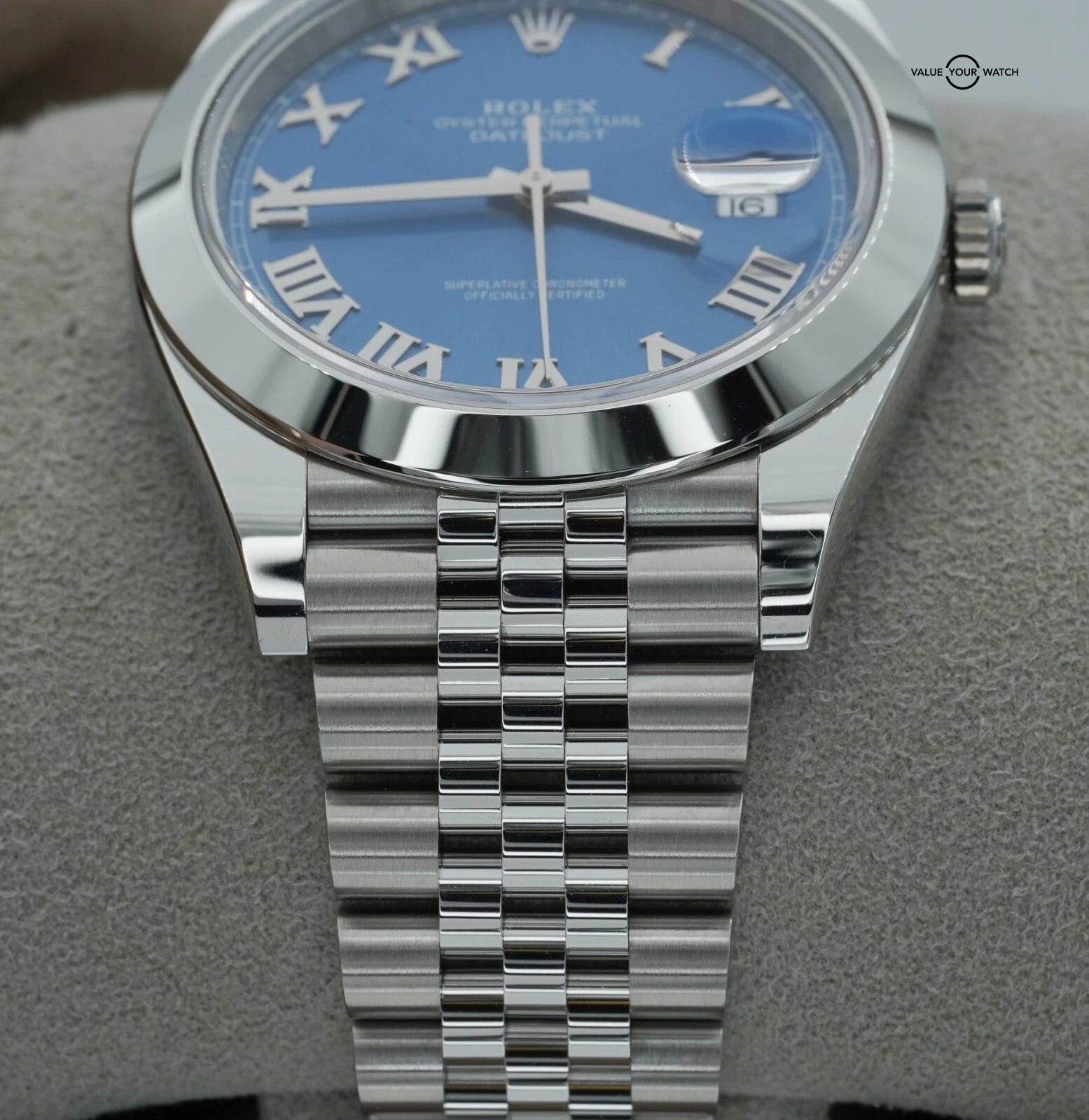 2025 Rolex Datejust 41 126300 Blue Roman Dial Stainless Steel BOXES/PAPERS! - Image 12