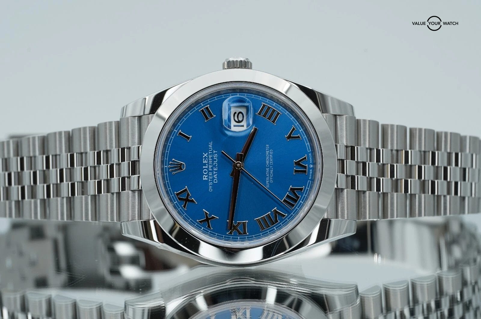 2025 Rolex Datejust 41 126300 Blue Roman Dial Stainless Steel BOXES/PAPERS! - Image 16