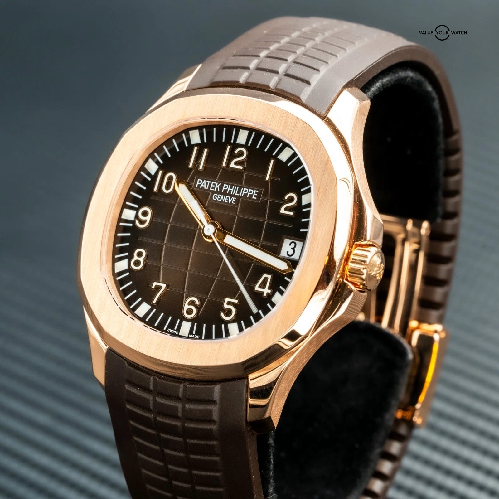 MINT 2015 Patek Philippe Aquanaut 5167R-001 Rose Gold Brown Dial - FULL SET - Image 5