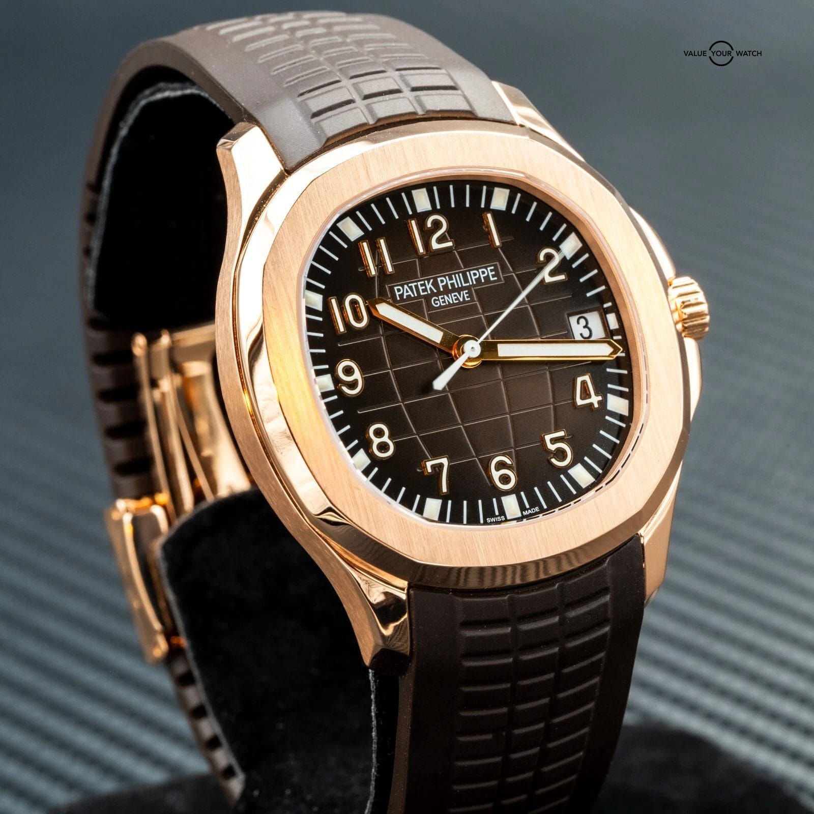 MINT 2015 Patek Philippe Aquanaut 5167R-001 Rose Gold Brown Dial - FULL SET - Image 6