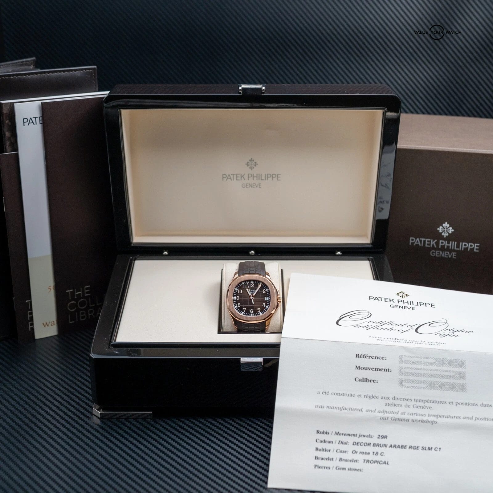 MINT 2015 Patek Philippe Aquanaut 5167R-001 Rose Gold Brown Dial - FULL SET - Image 8