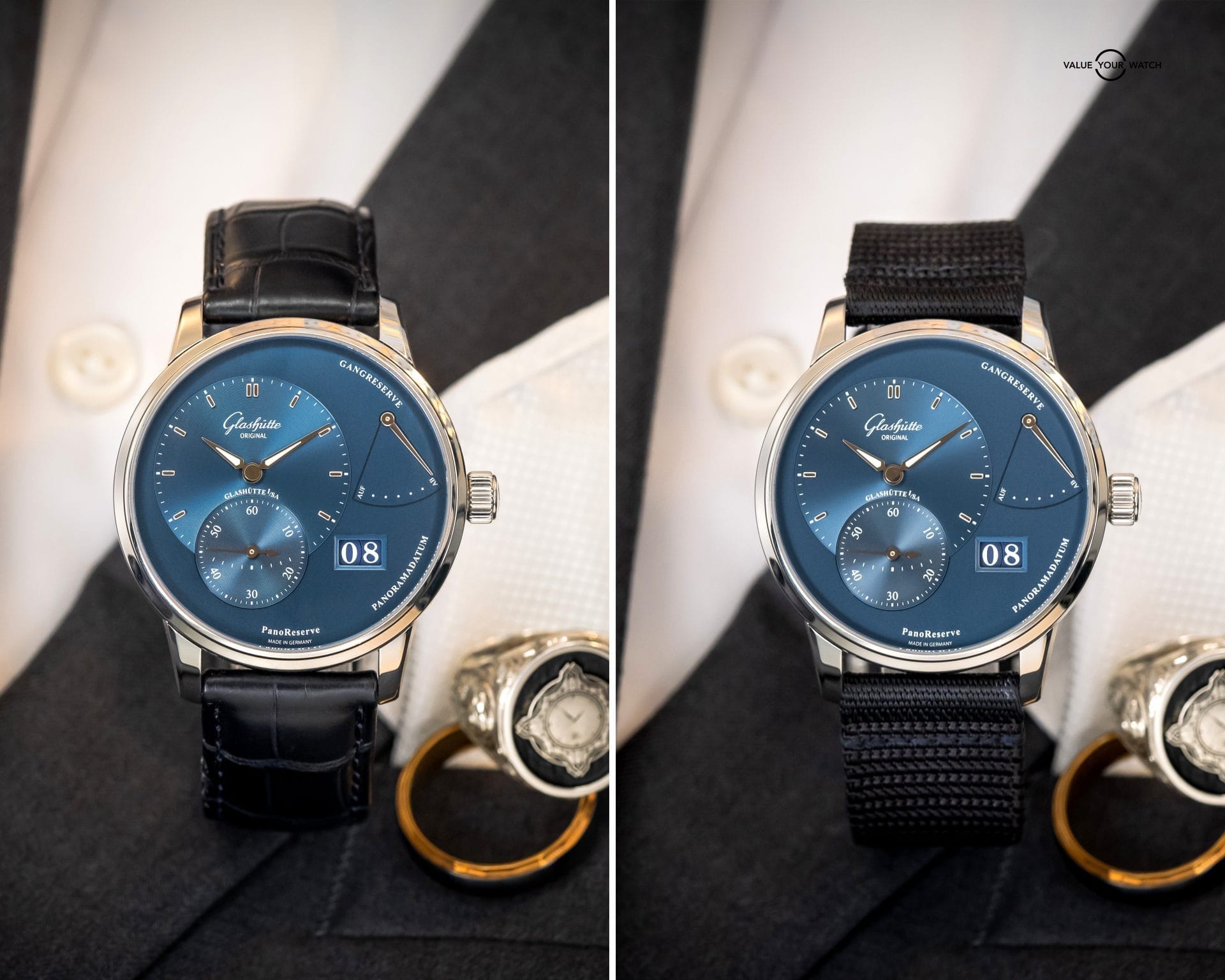 Glashutte Original PanoReserve Blue Dial 40mm – BOX & PAPERS – 1-65-01-26-12-61 - Image 3