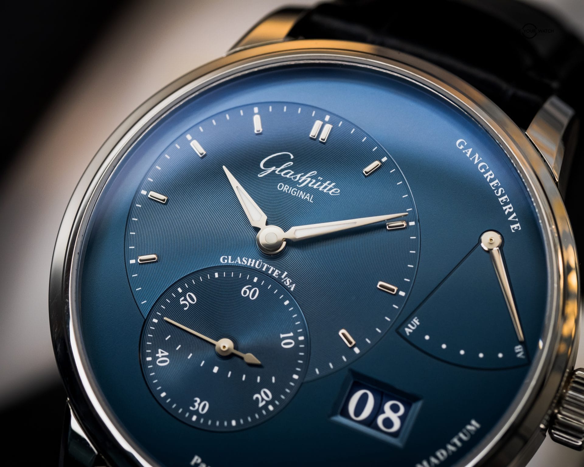 Glashutte Original PanoReserve Blue Dial 40mm – BOX & PAPERS – 1-65-01-26-12-61 - Image 11
