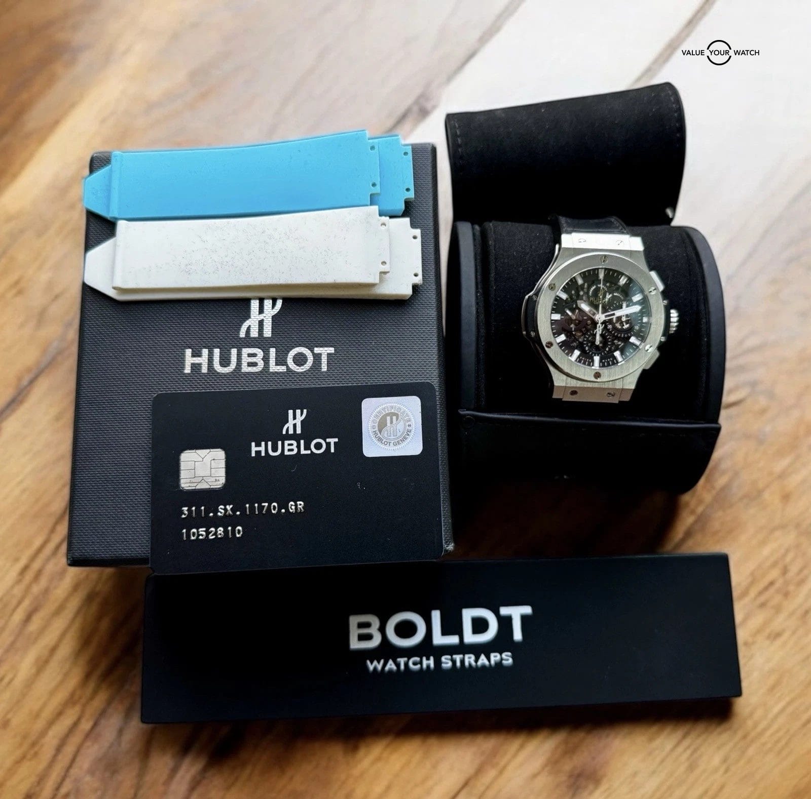 Hublot Aero Bang Big Bang 44 Steel Skeleton $17K MSRP 311.SX.1170.GR W/Papers 🔥 - Image 3