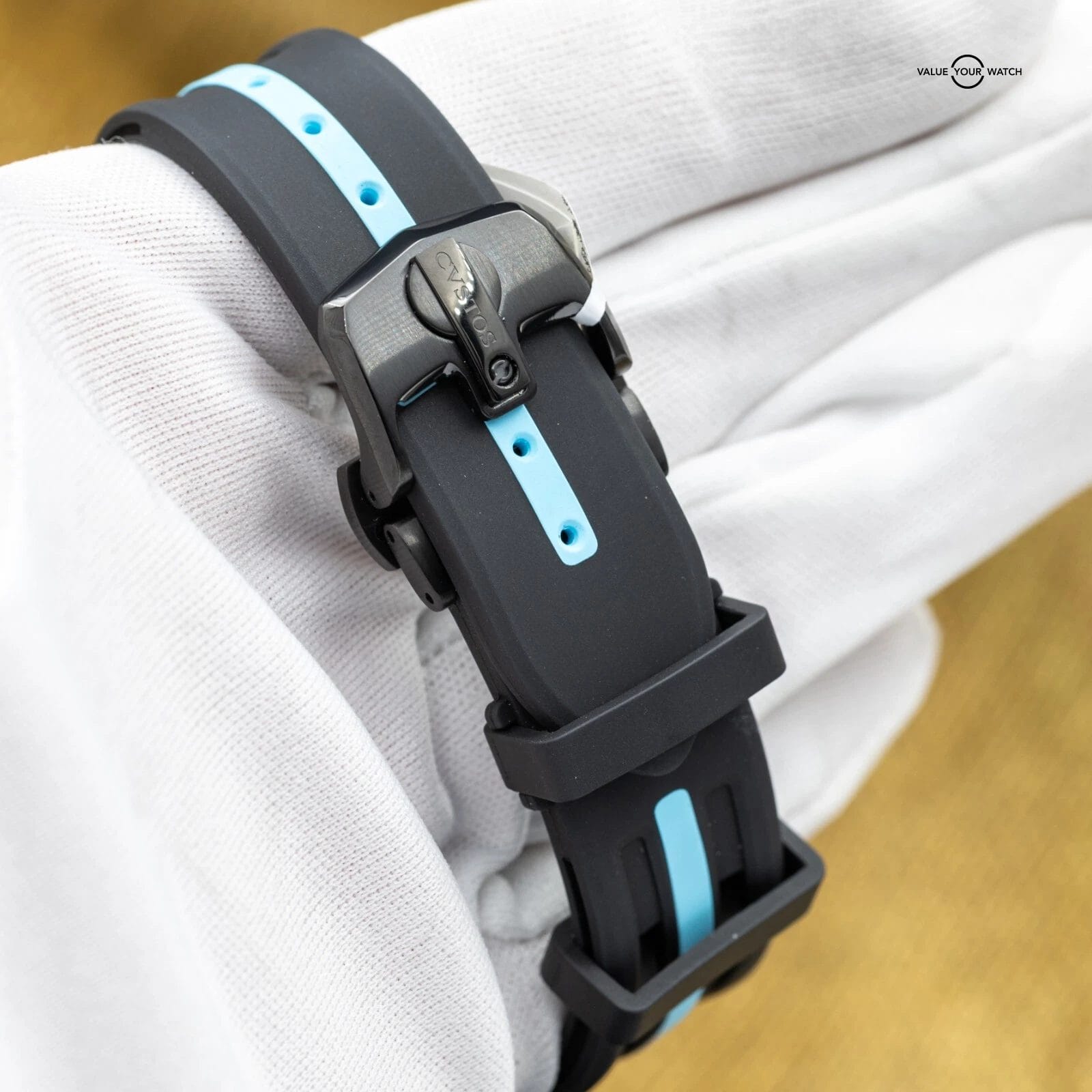 CVSTOS Challenge Chrono Sprint Titanium Blue Dial B01107.4112002 Brand New 2025 - Image 11