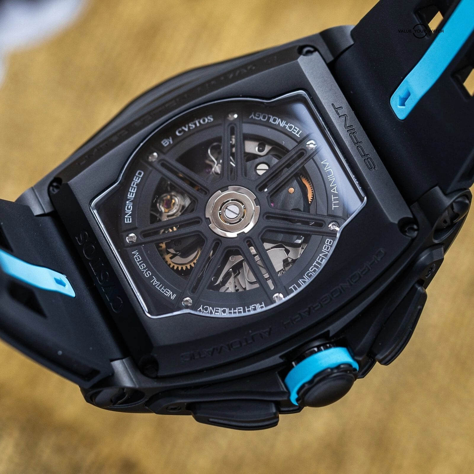 CVSTOS Challenge Chrono Sprint Titanium Blue Dial B01107.4112002 Brand New 2025 - Image 12