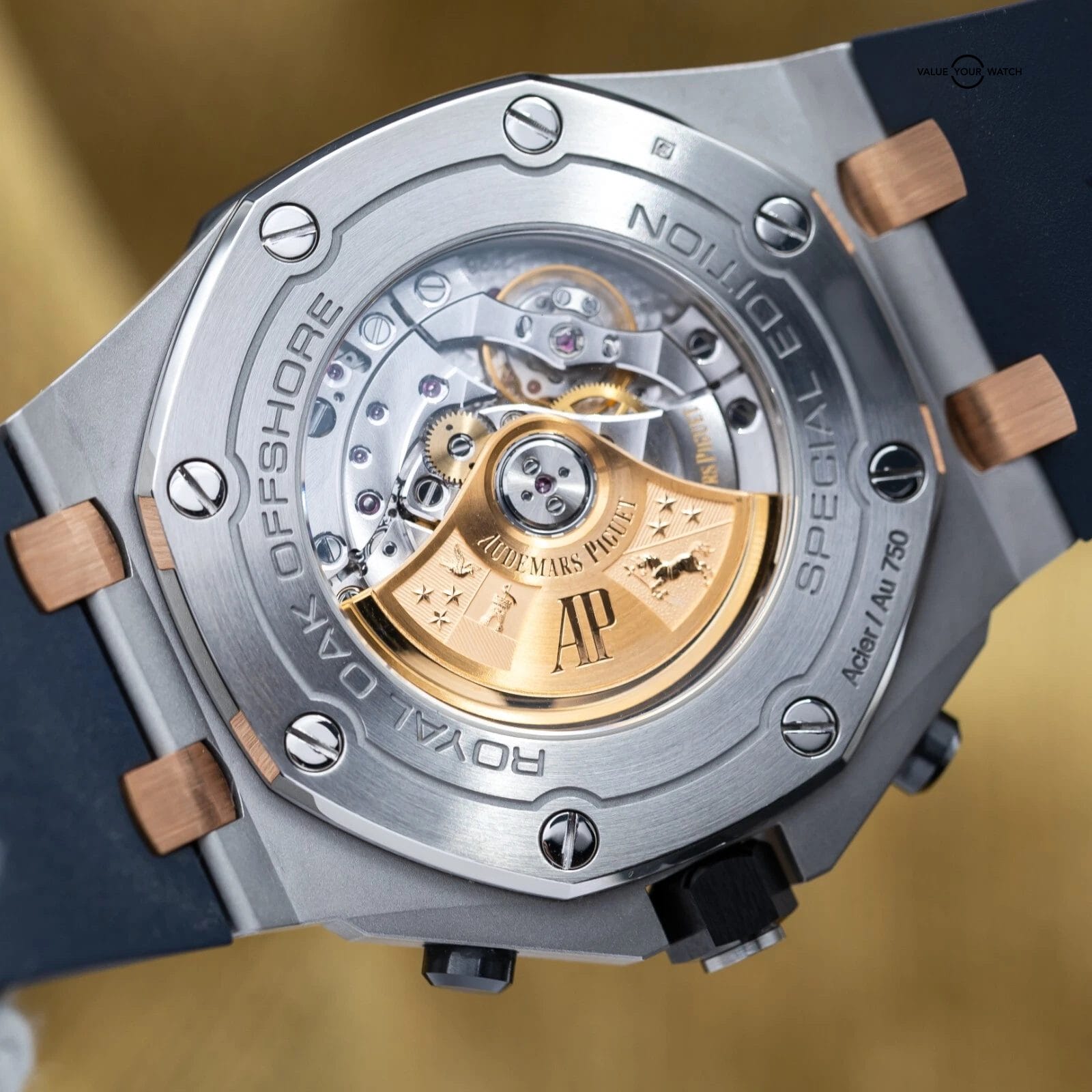 Audemars Piguet Royal Oak Offshore Chronograph 42mm Blue Dial 26471SR - Full Set - Image 2