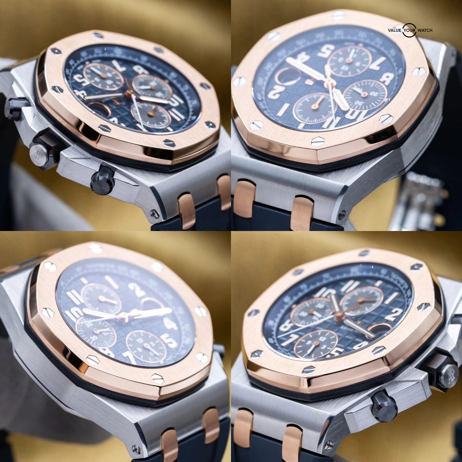 Audemars Piguet Royal Oak Offshore Chronograph 42mm Blue Dial 26471SR - Full Set - Image 16