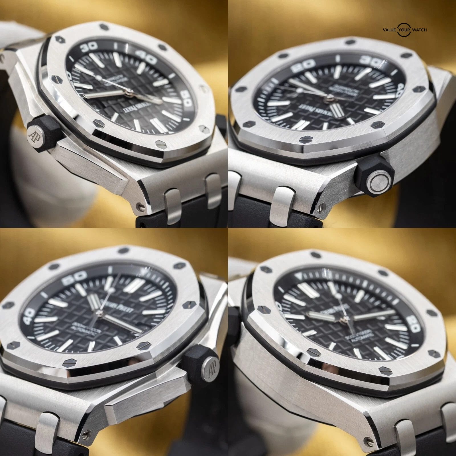 Audemars Piguet Royal Oak Offshore Diver 42mm Black Dial AP 15710ST - Full Set - Image 14