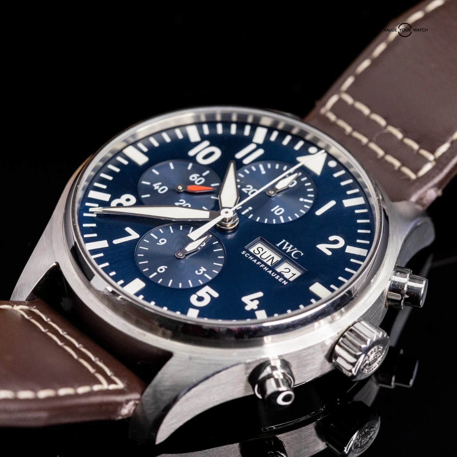 IWC Pilot's Chronograph IW377714 Le Petit Prince Blue Dial 43mm Box & Papers - Image 3