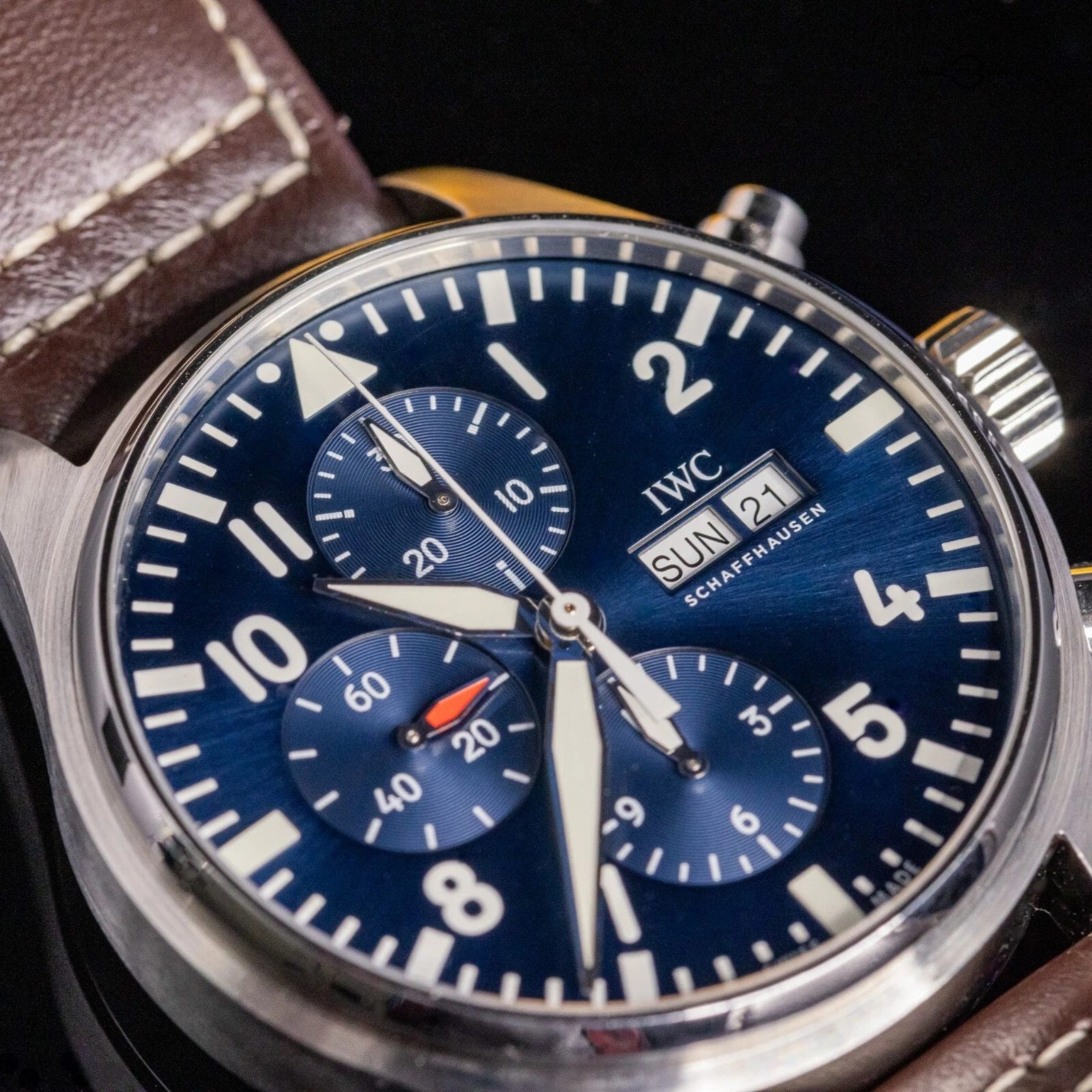 IWC Pilot's Chronograph IW377714 Le Petit Prince Blue Dial 43mm Box & Papers - Image 6