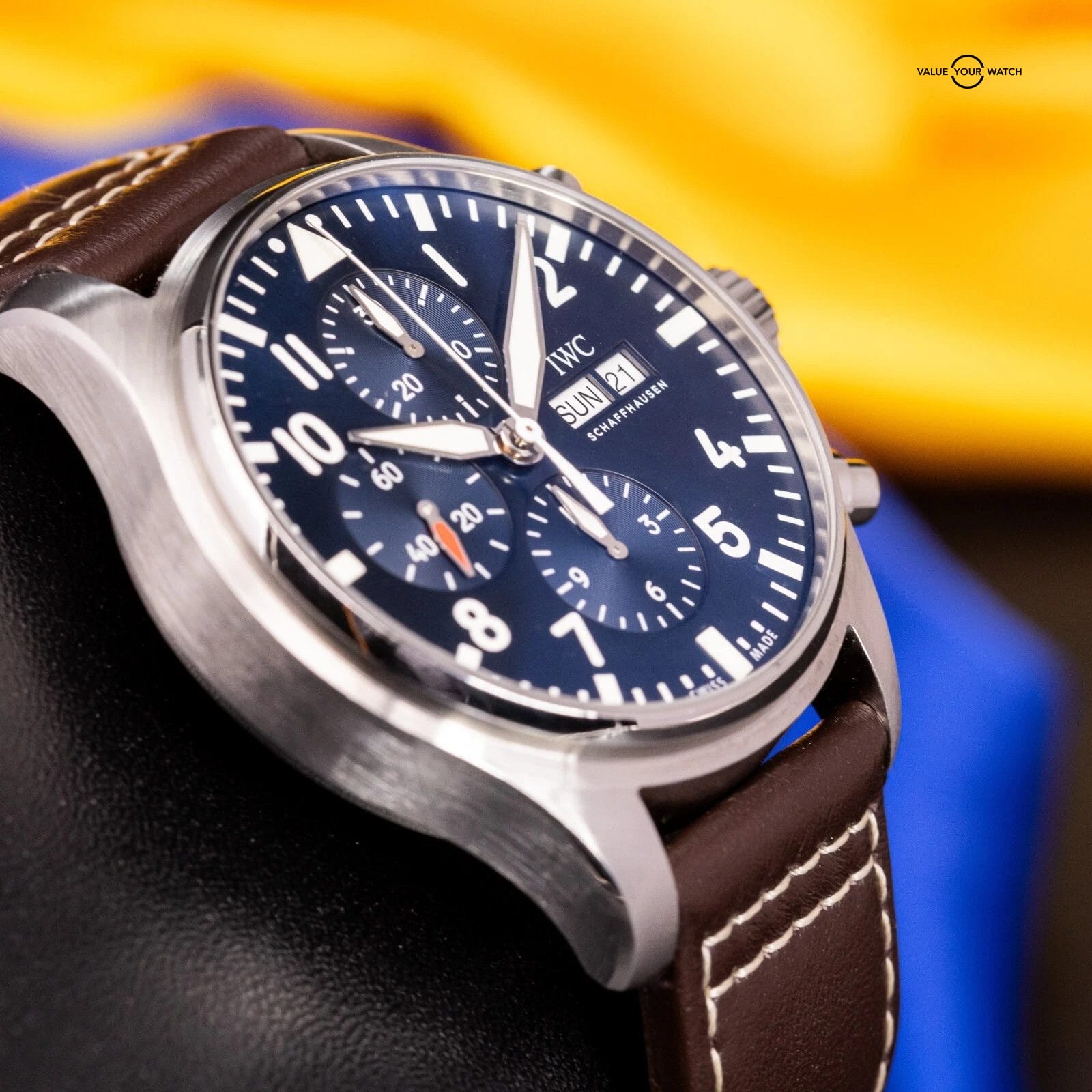 IWC Pilot's Chronograph IW377714 Le Petit Prince Blue Dial 43mm Box & Papers - Image 14