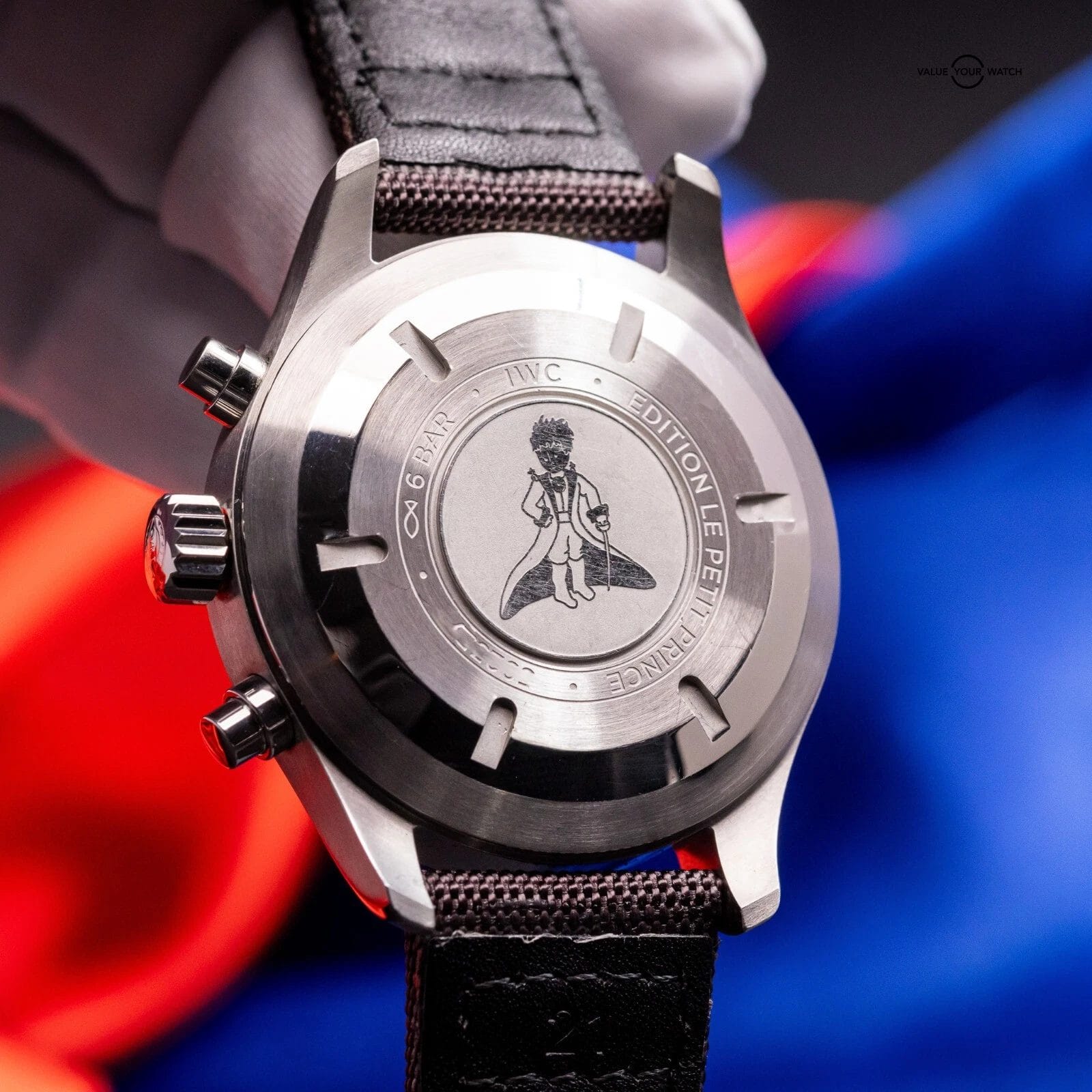 IWC Pilot's Chronograph Le Petit Prince Blue Dial 43mm IW377714 Box & Papers - Image 6