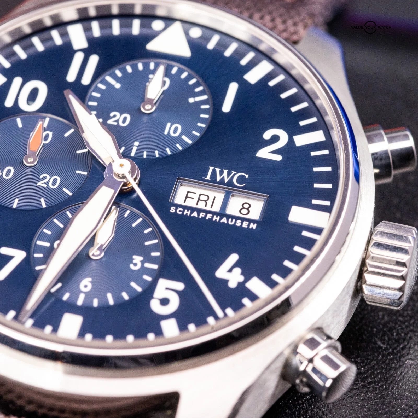 IWC Pilot's Chronograph Le Petit Prince Blue Dial 43mm IW377714 Box & Papers - Image 10
