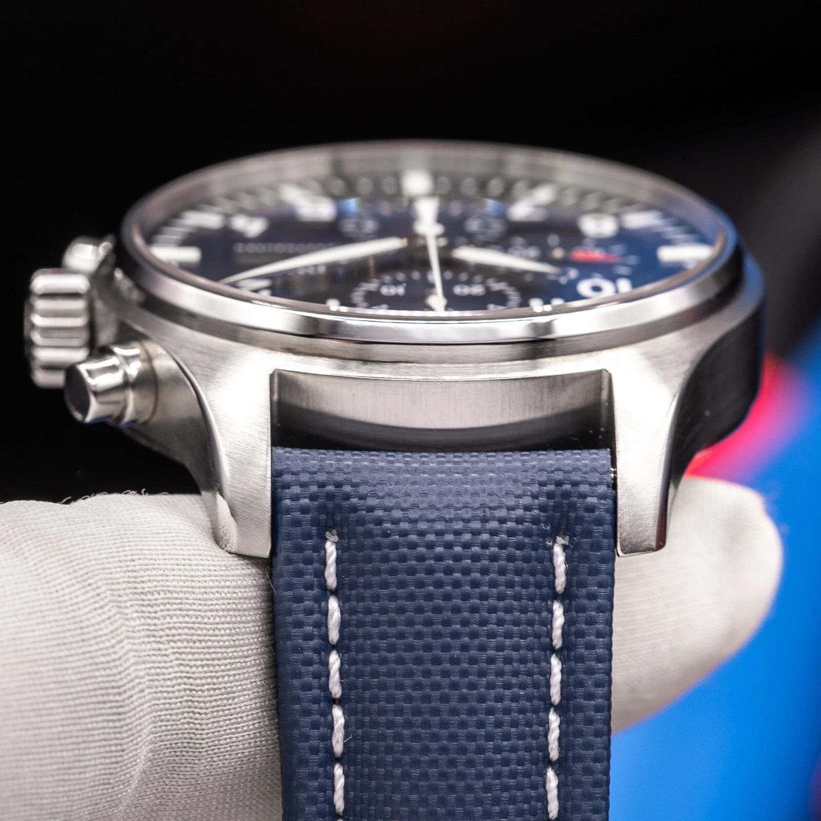 IWC Pilot's Chronograph Le Petit Prince Blue Dial 43mm IW377714 Box & Papers - Image 8