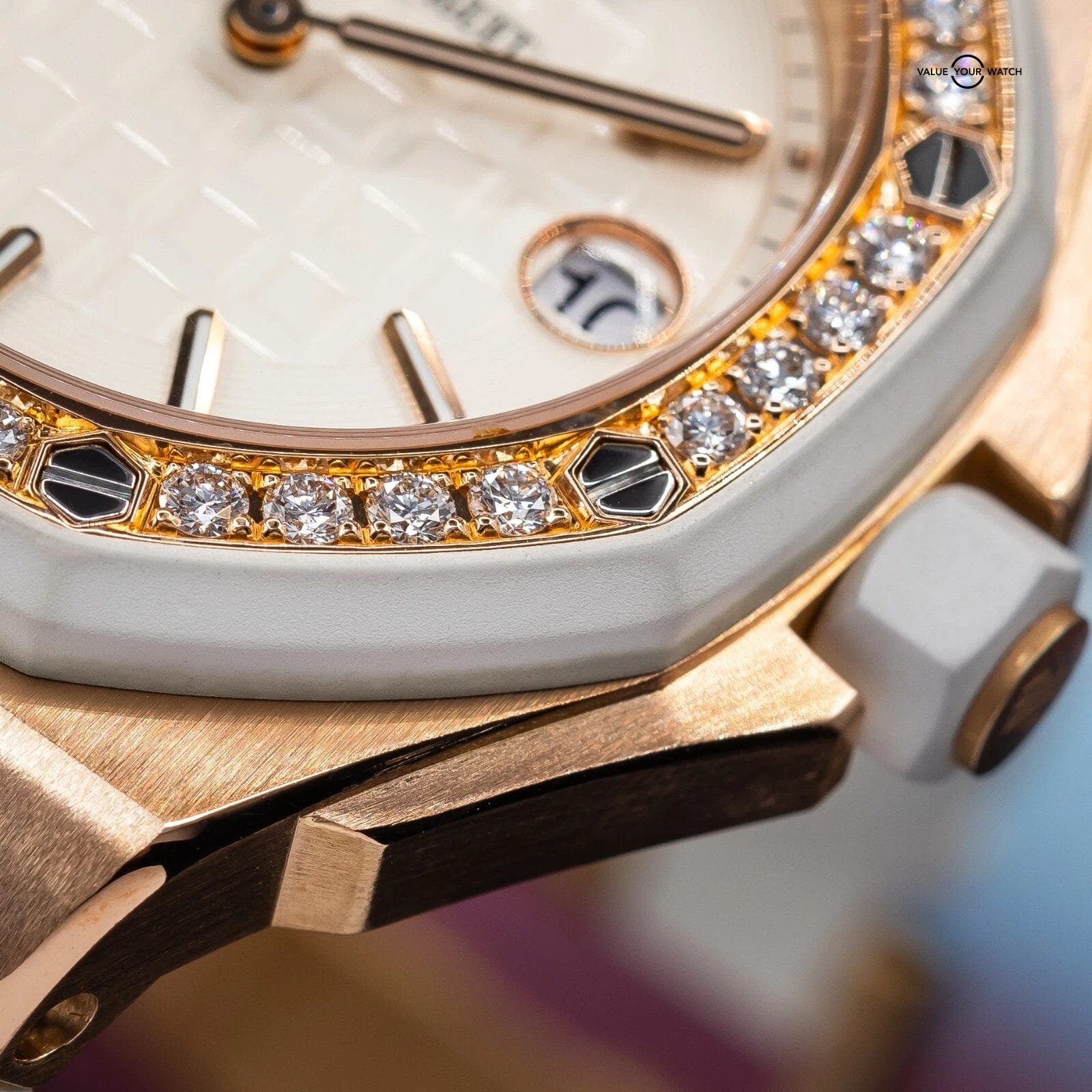 Audemars Piguet Royal Oak Offshore Rose Gold/Diamond Bezel 37mm Ladies 67540OK - Image 5