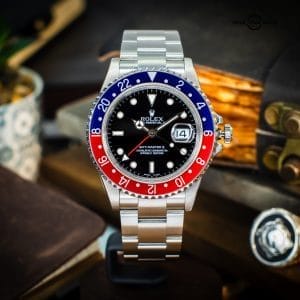 2005 ROLEX GMT-Master II Pepsi 16710 Stainless Steel 40mm – BOX & BOOKLET