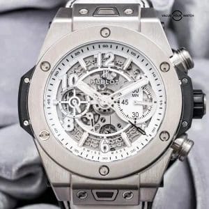 Hublot Big Bang Unico Titanium White JSM15 45 mm $20K MSRP 411.NE.2010.LR.JSM15