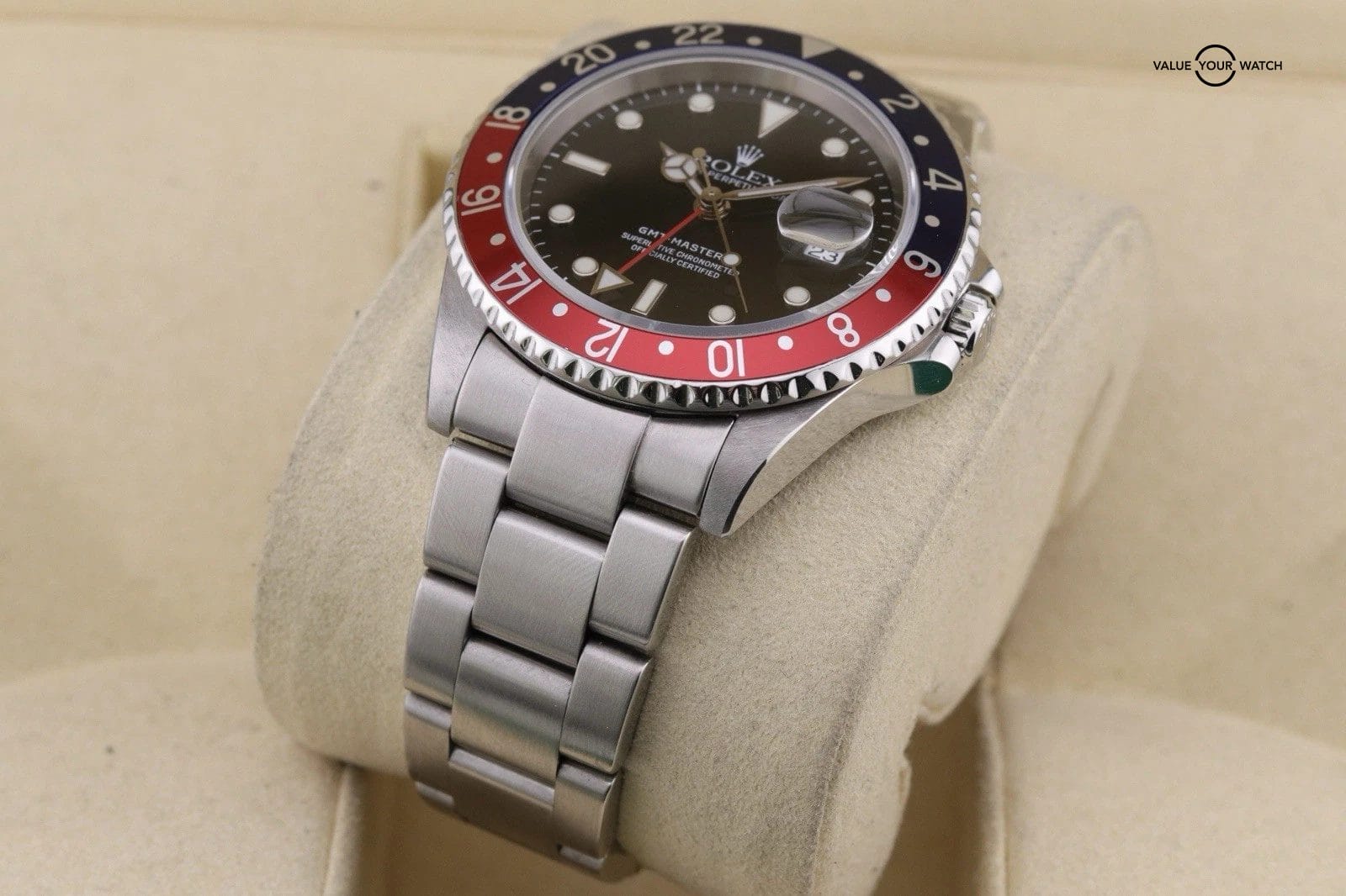 Rolex GMT-Master II Pepsi 16710 Oyster Bracelet with Red and Black Bezel 40mm - Image 2