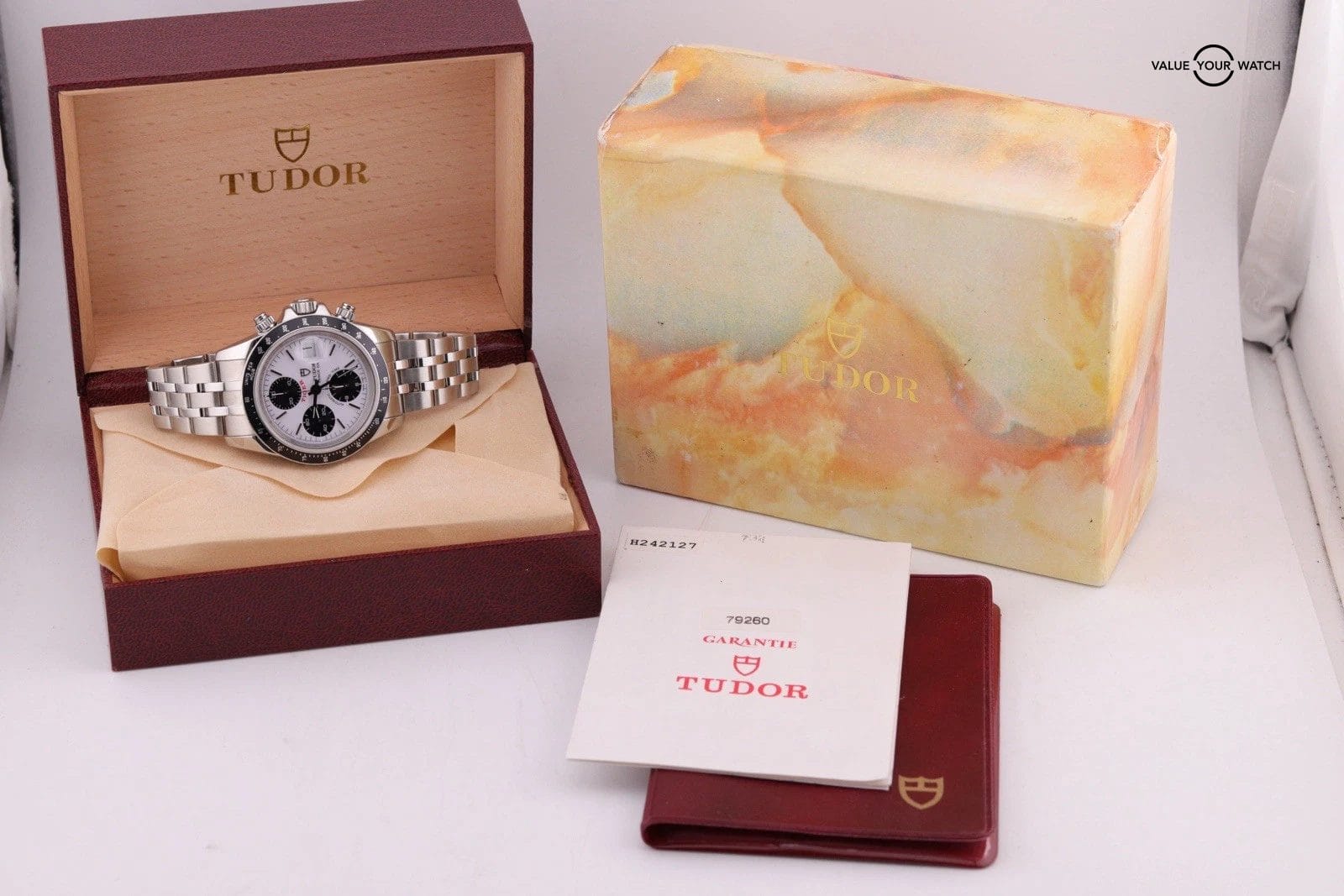 Tudor Prince Date Tiger Chronograph 79260 White Panda Dial | Box And Papers - Image 15