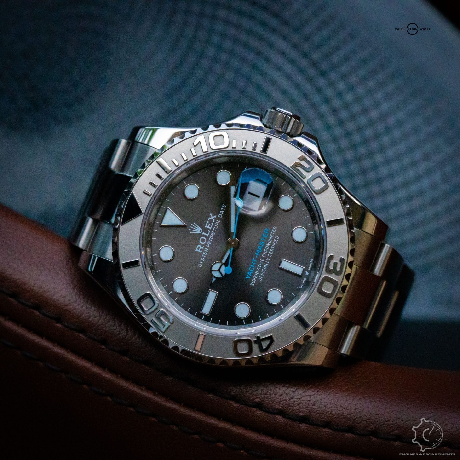 Rolex Yacht-Master 126622 Rhodium Oyster Bracelet with Platinum Bezel MINT