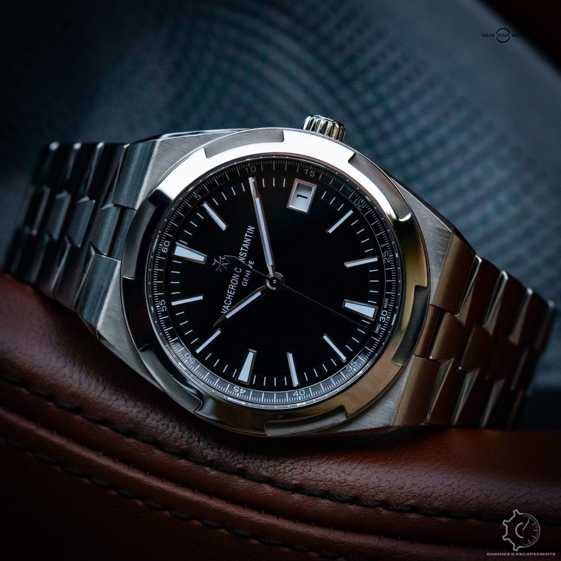 Vacheron Constantin Overseas Men's Black Watch - 4500V/110A-B483