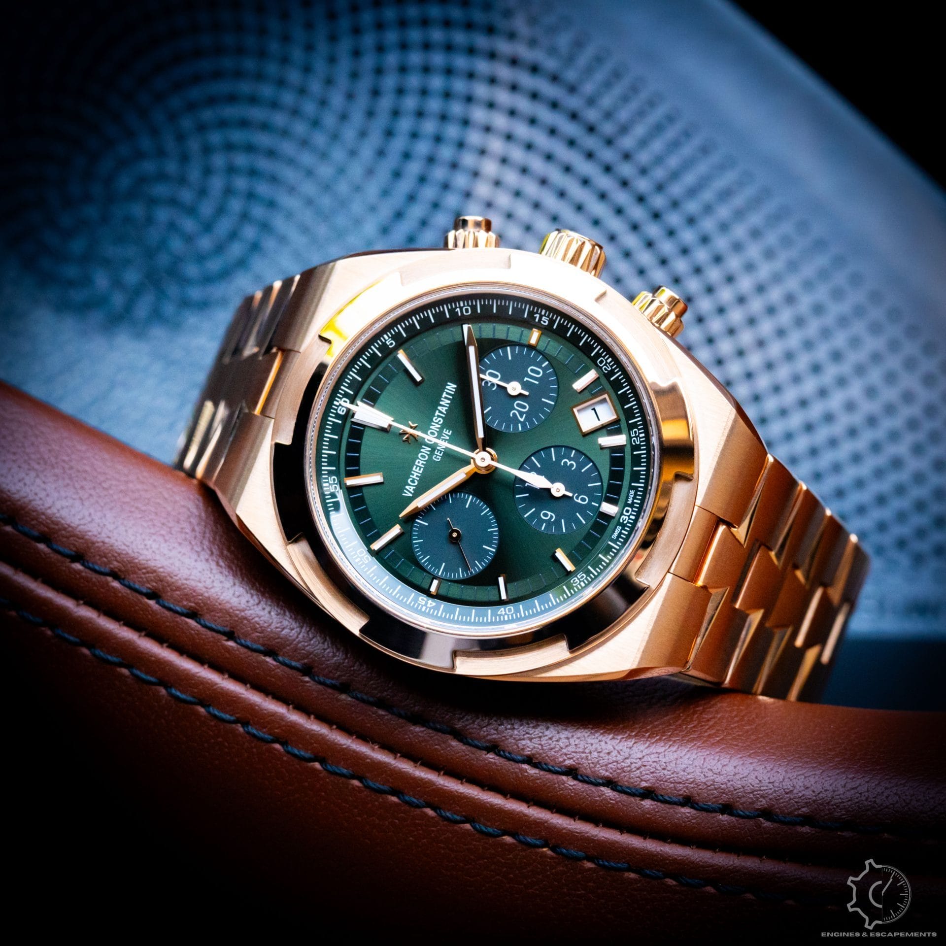 Vacheron Constantin Overseas Rose Gold Green Dial UNWORN - 5520V/210R-B966