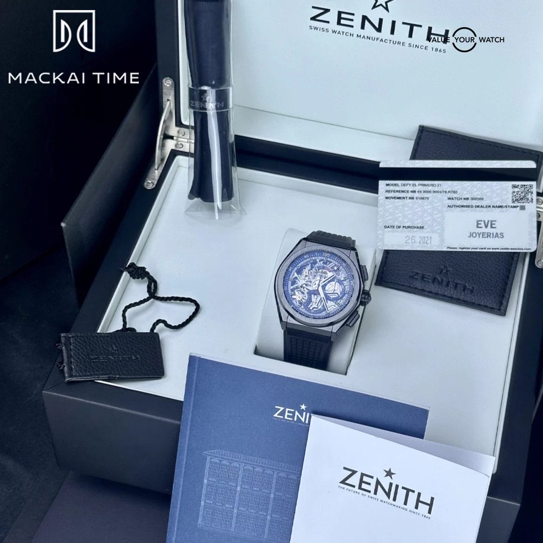 Zenith Defy El Primero 21- Ceramic Skeleton - Full Set 49.9000.9004/78.R782 44mm - Image 8