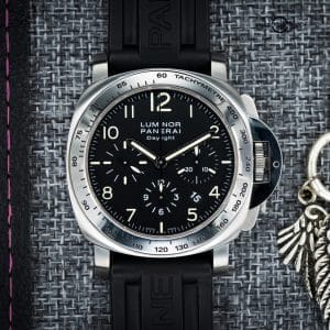 Panerai PAM00196 Luminor Daylight Chronograph 44mm Stainless Steel– BOX & PAPERS