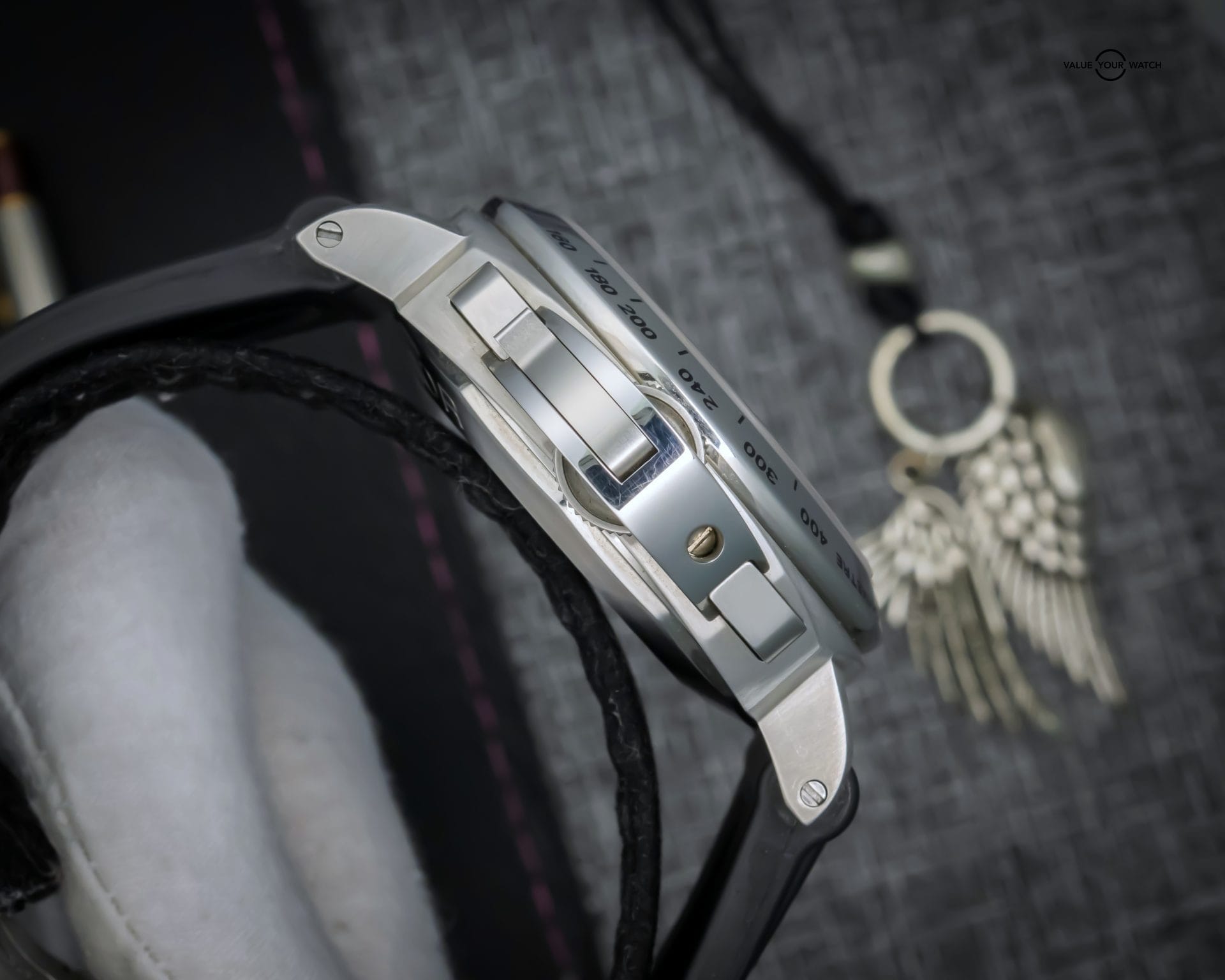 Panerai PAM00196 Luminor Daylight Chronograph 44mm Stainless Steel– BOX & PAPERS - Image 4