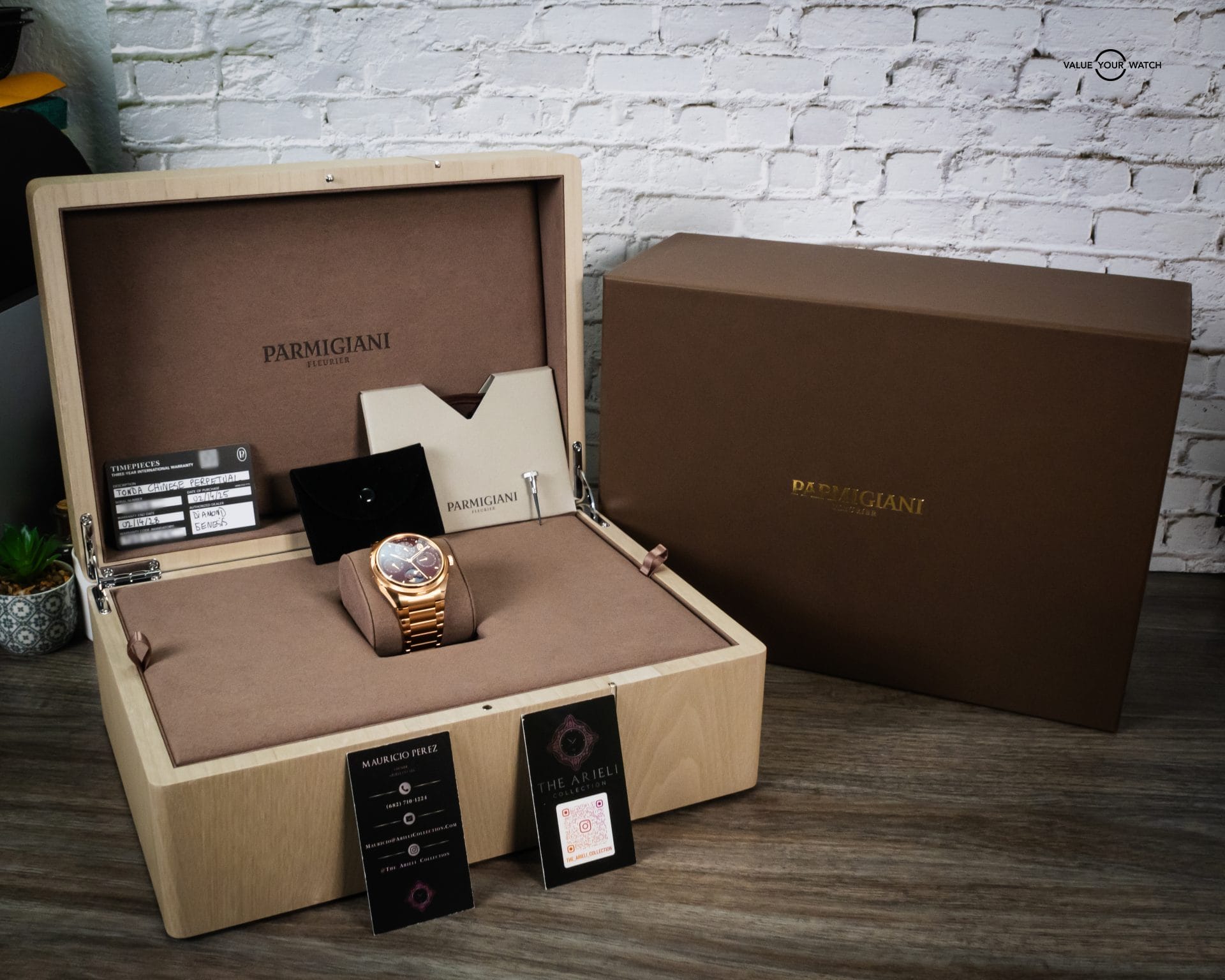 Parmigiani Tonda Xiali Chinese Calendar Rose Gold – B & P – PFH982-202250-200182 - Image 2