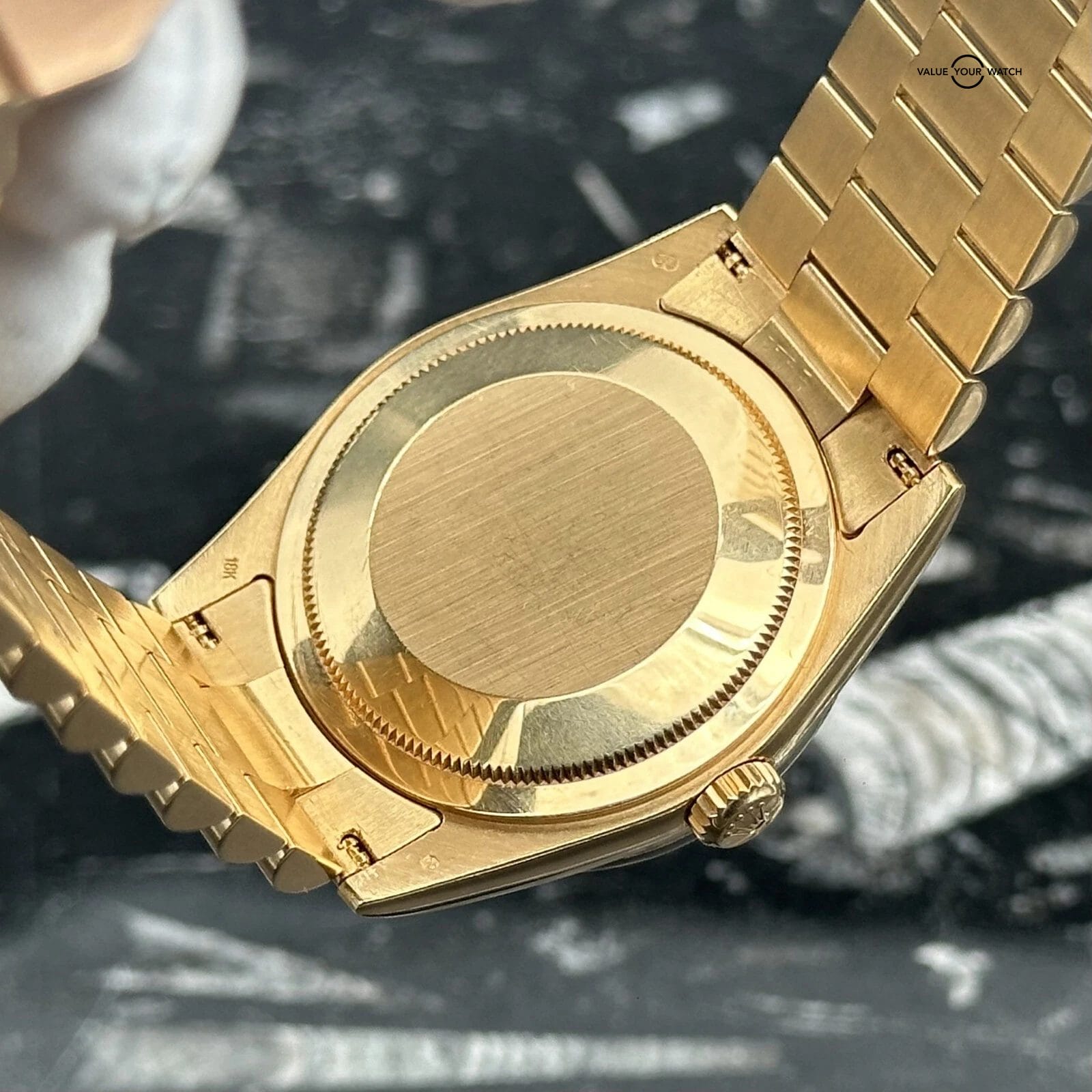 Rolex Day Date Diamond 36mm 118238 Box Papers 2008 18K Yellow Gold “President” - Image 3