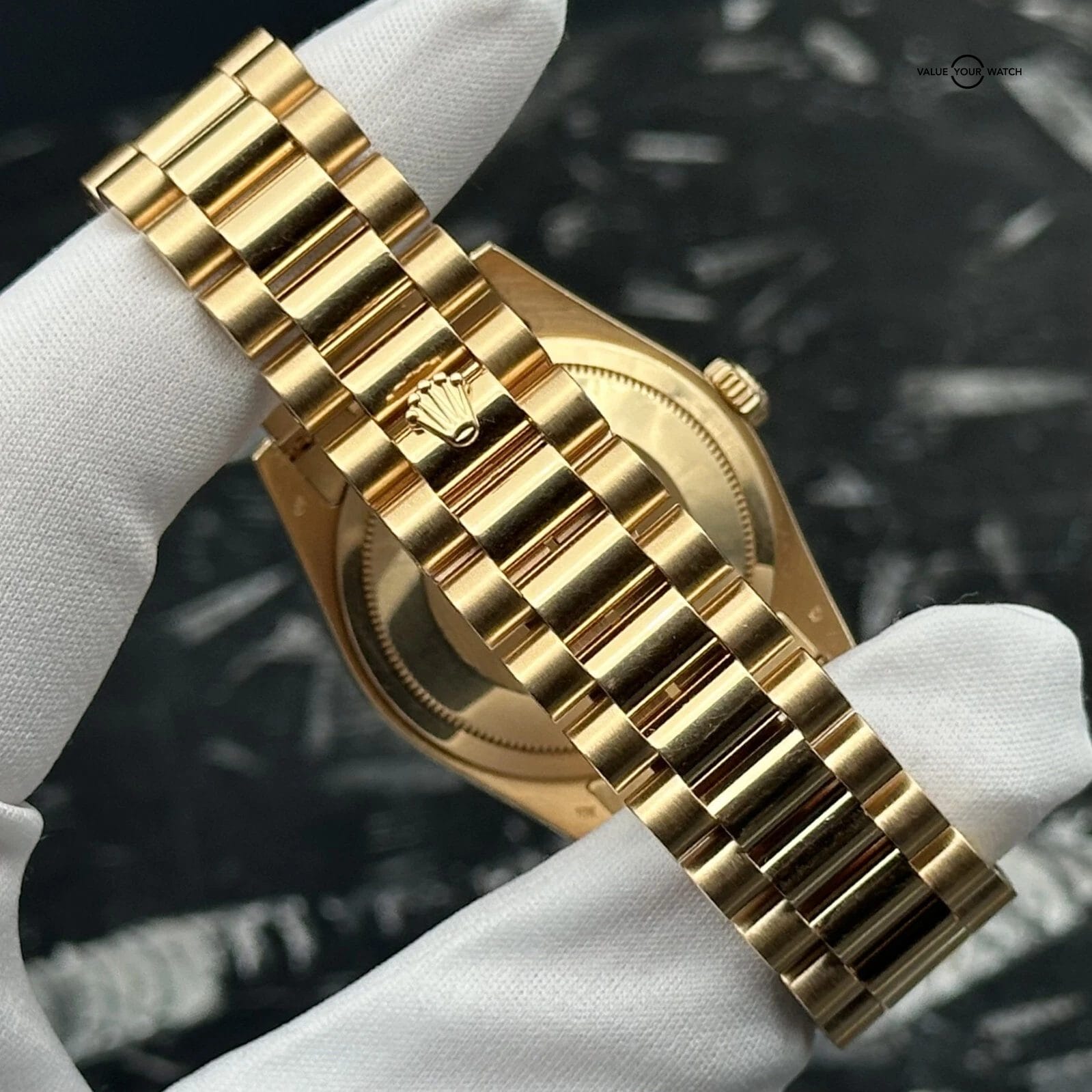 Rolex Day Date Diamond 36mm 118238 Box Papers 2008 18K Yellow Gold “President” - Image 4