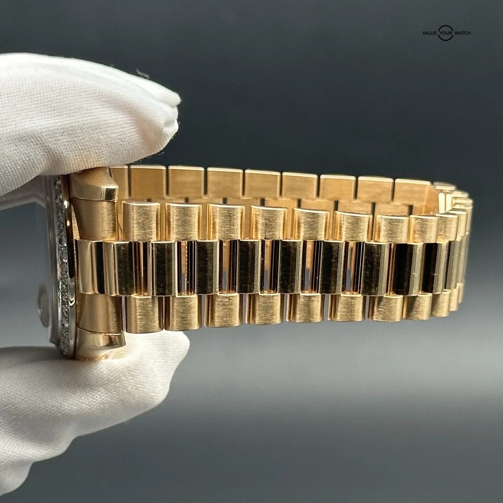 Rolex Day Date Diamond 36mm 118238 Box Papers 2008 18K Yellow Gold “President” - Image 5