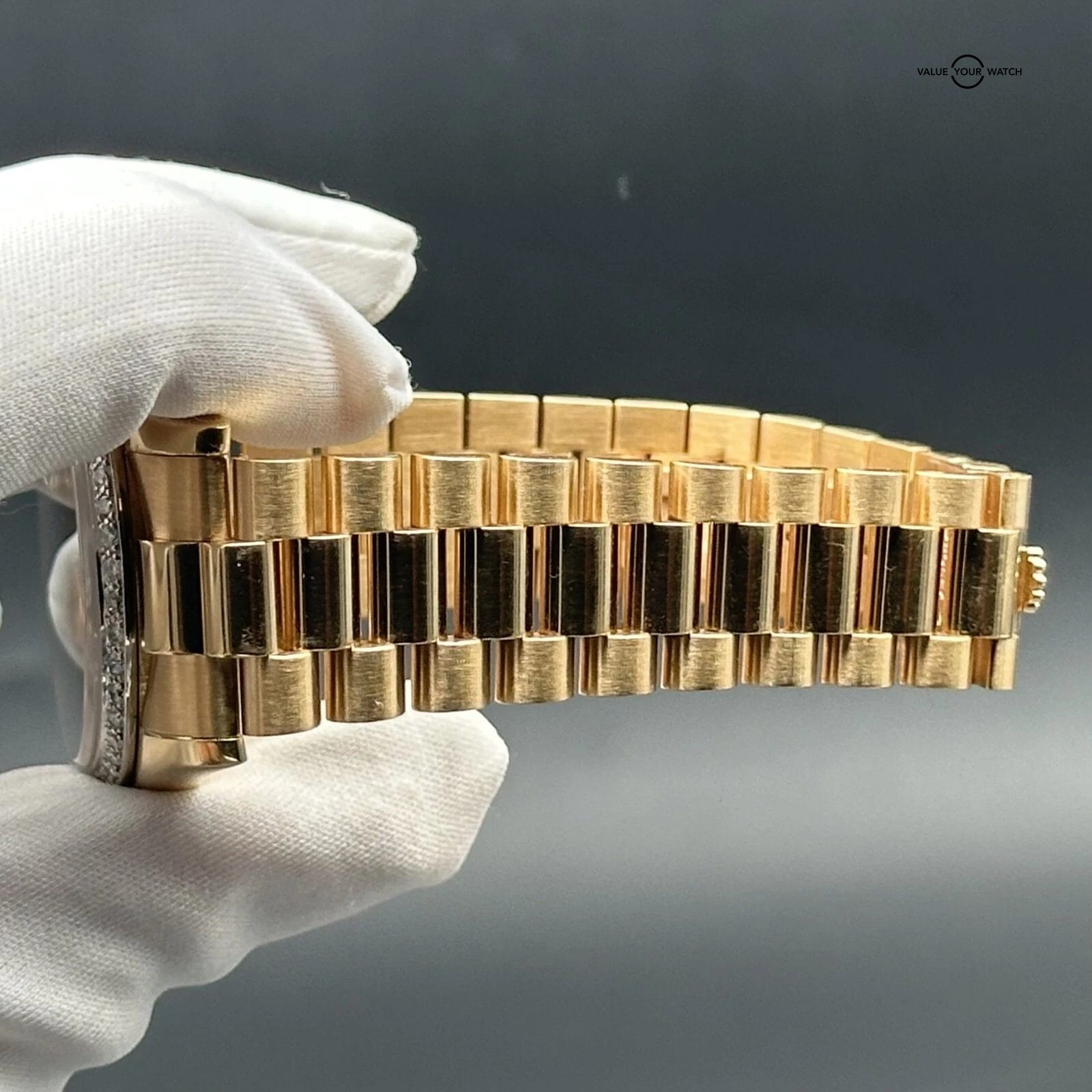 Rolex Day Date Diamond 36mm 118238 Box Papers 2008 18K Yellow Gold “President” - Image 6