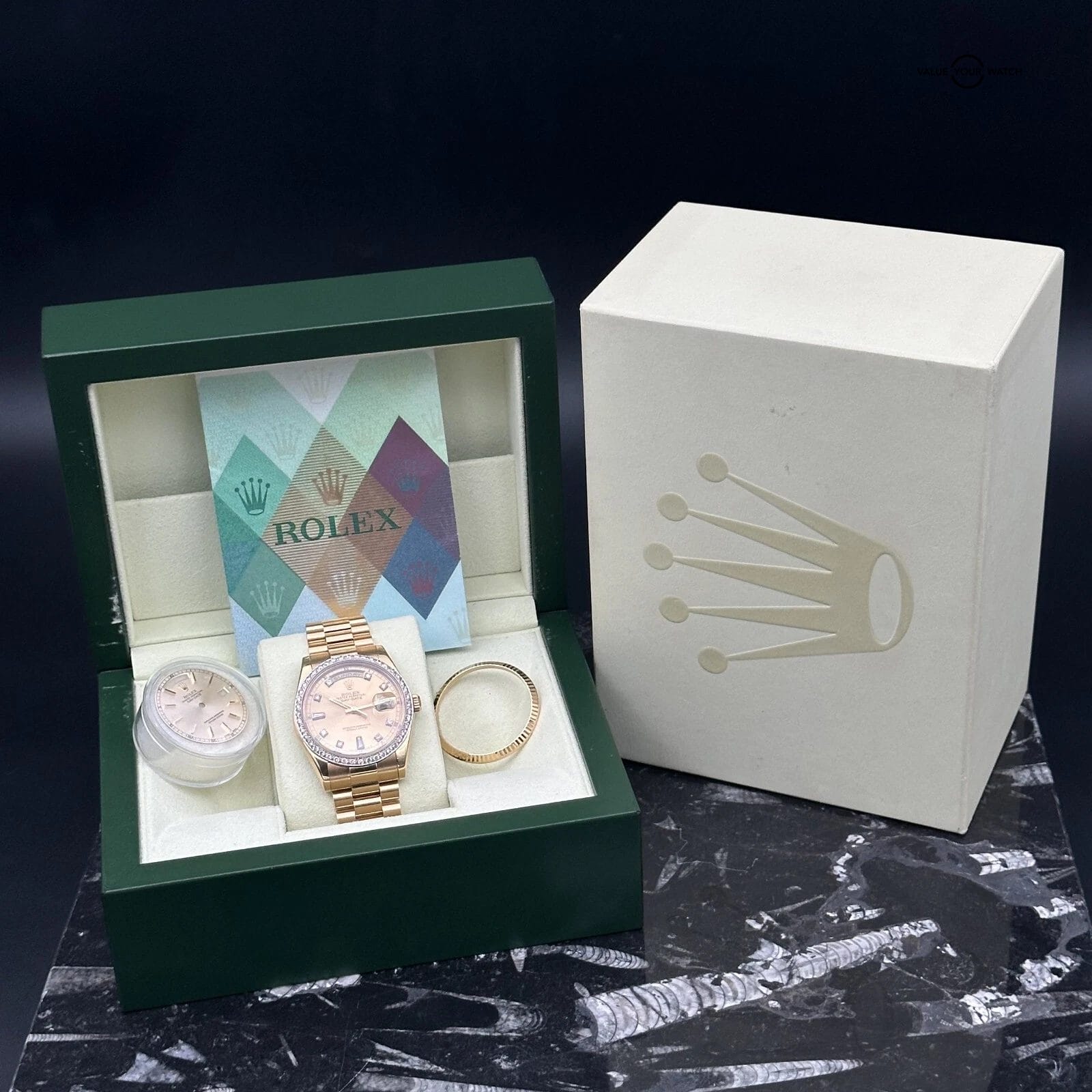 Rolex Day Date Diamond 36mm 118238 Box Papers 2008 18K Yellow Gold “President” - Image 10