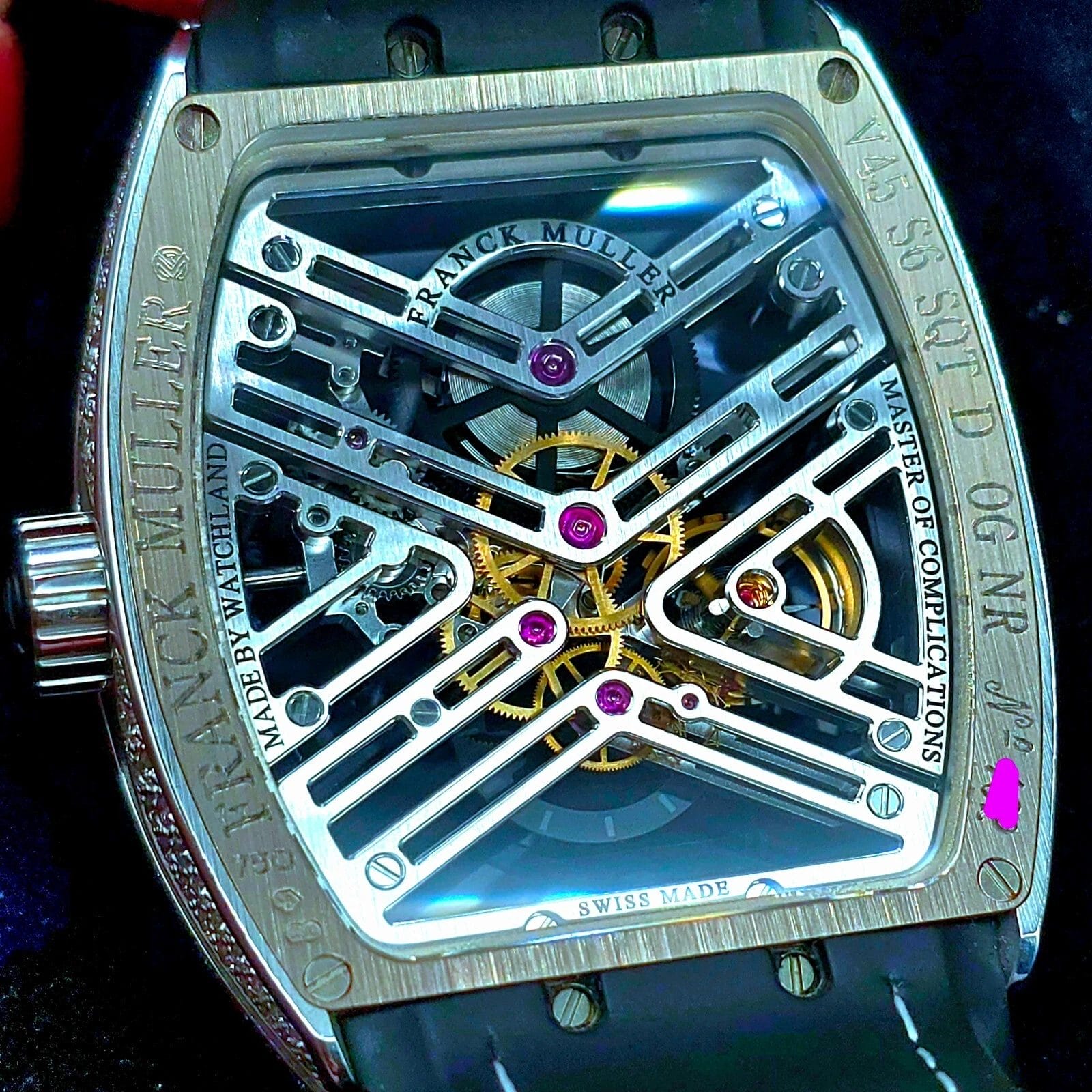 Franck Muller Vanguard Seven Days Skeleton Factory Diamonds! Full set 2022 VIDEO - Image 3