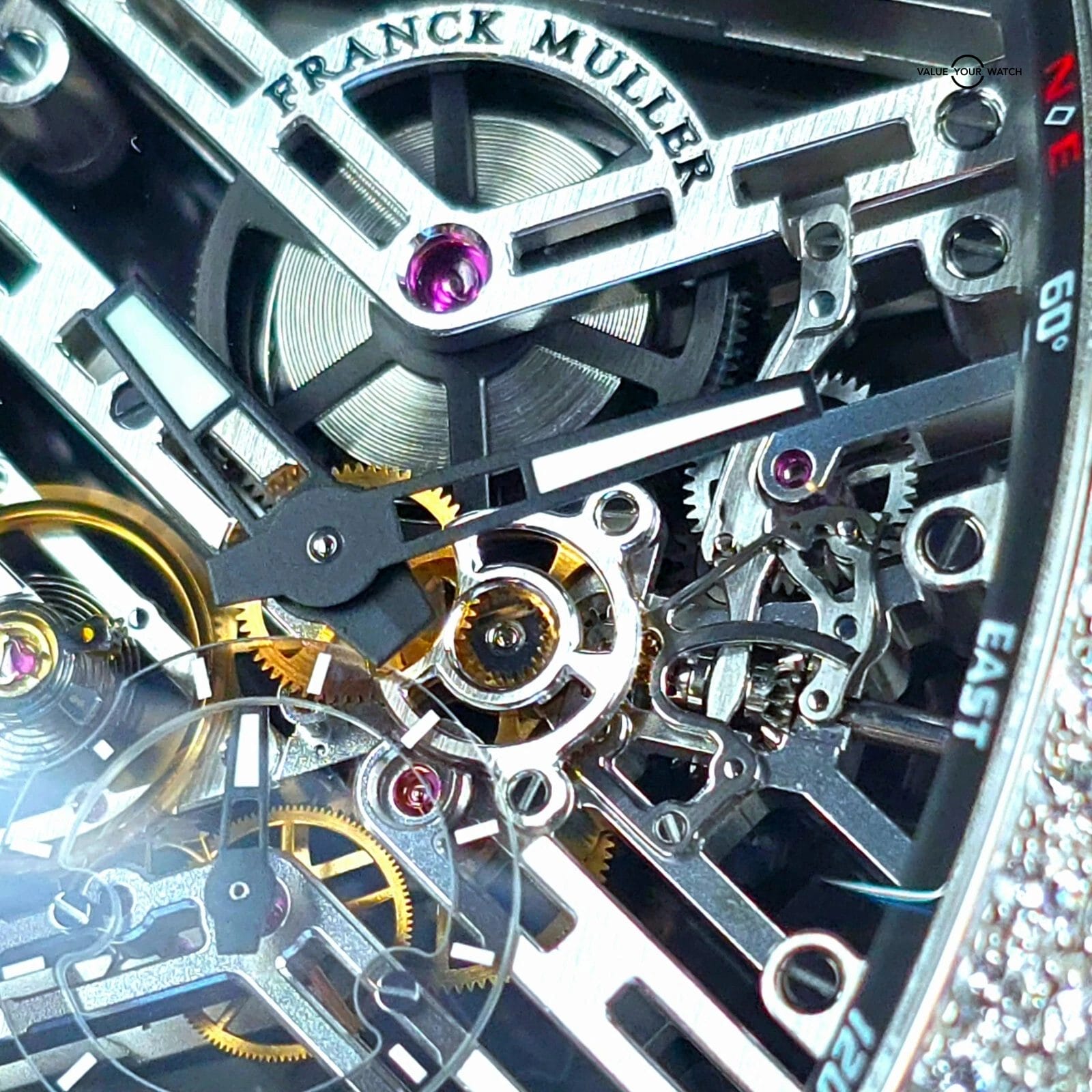 Franck Muller Vanguard Seven Days Skeleton Factory Diamonds! Full set 2022 VIDEO - Image 5