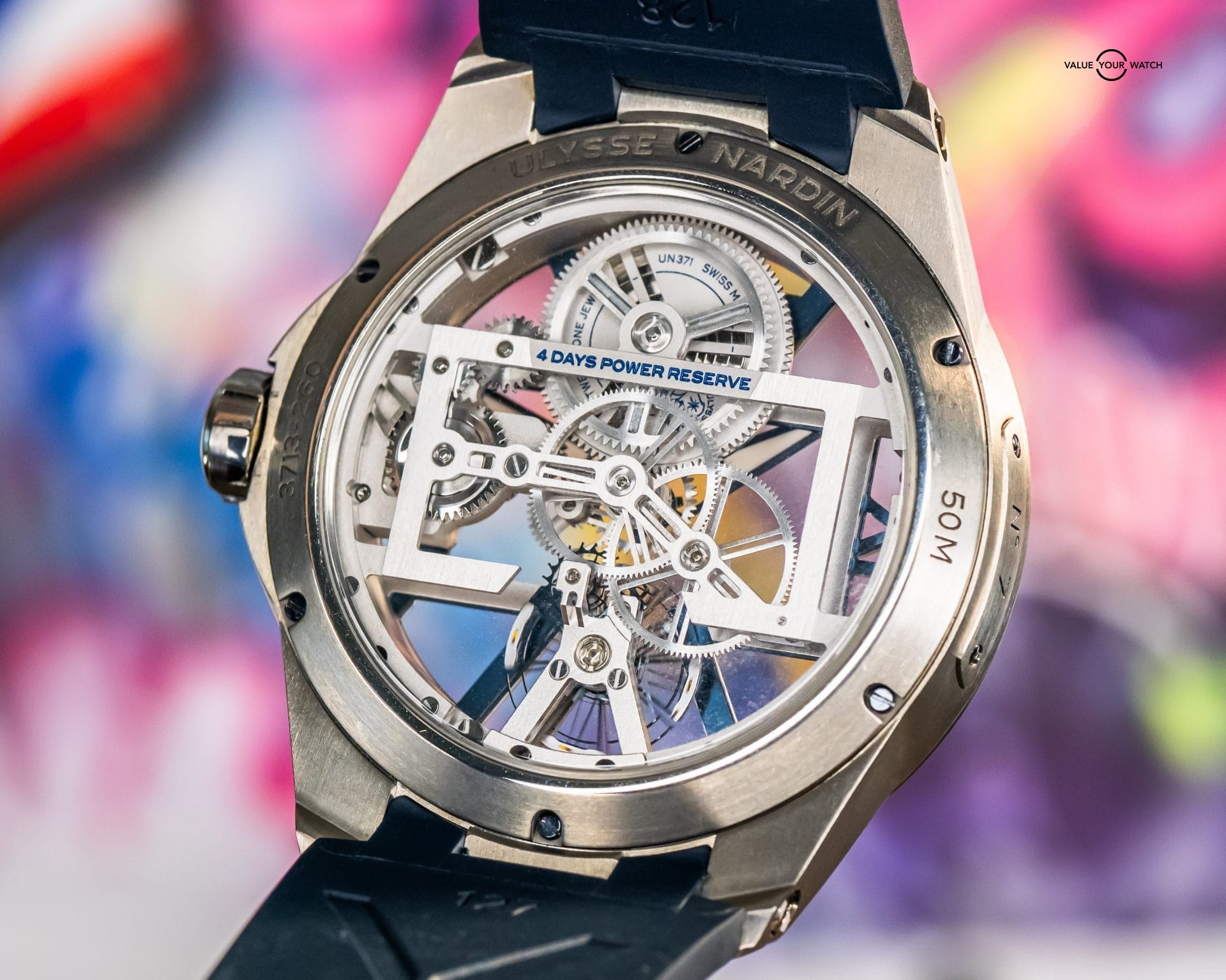 Ulysse Nardin Blast Skeleton X Titanium 42mm – BOX & BOTH STRAPS – 3713-260-3/03 - Image 7